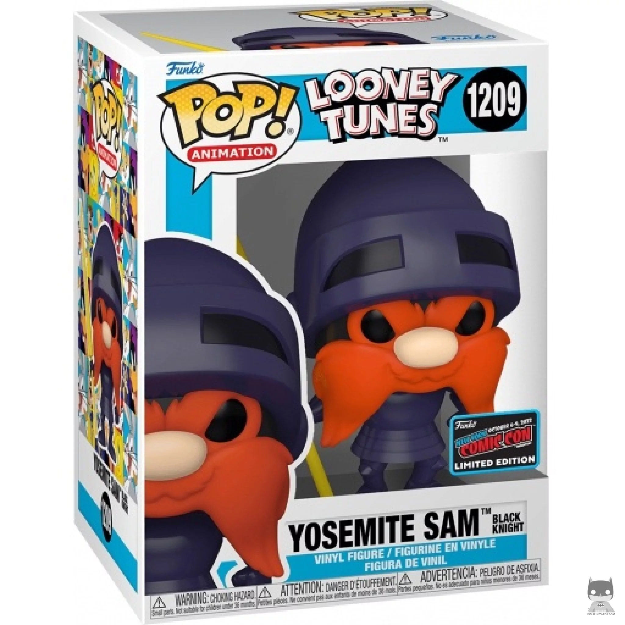 Figura Funko Pop! Sam Bigotes (Caballero Negro) en su caja