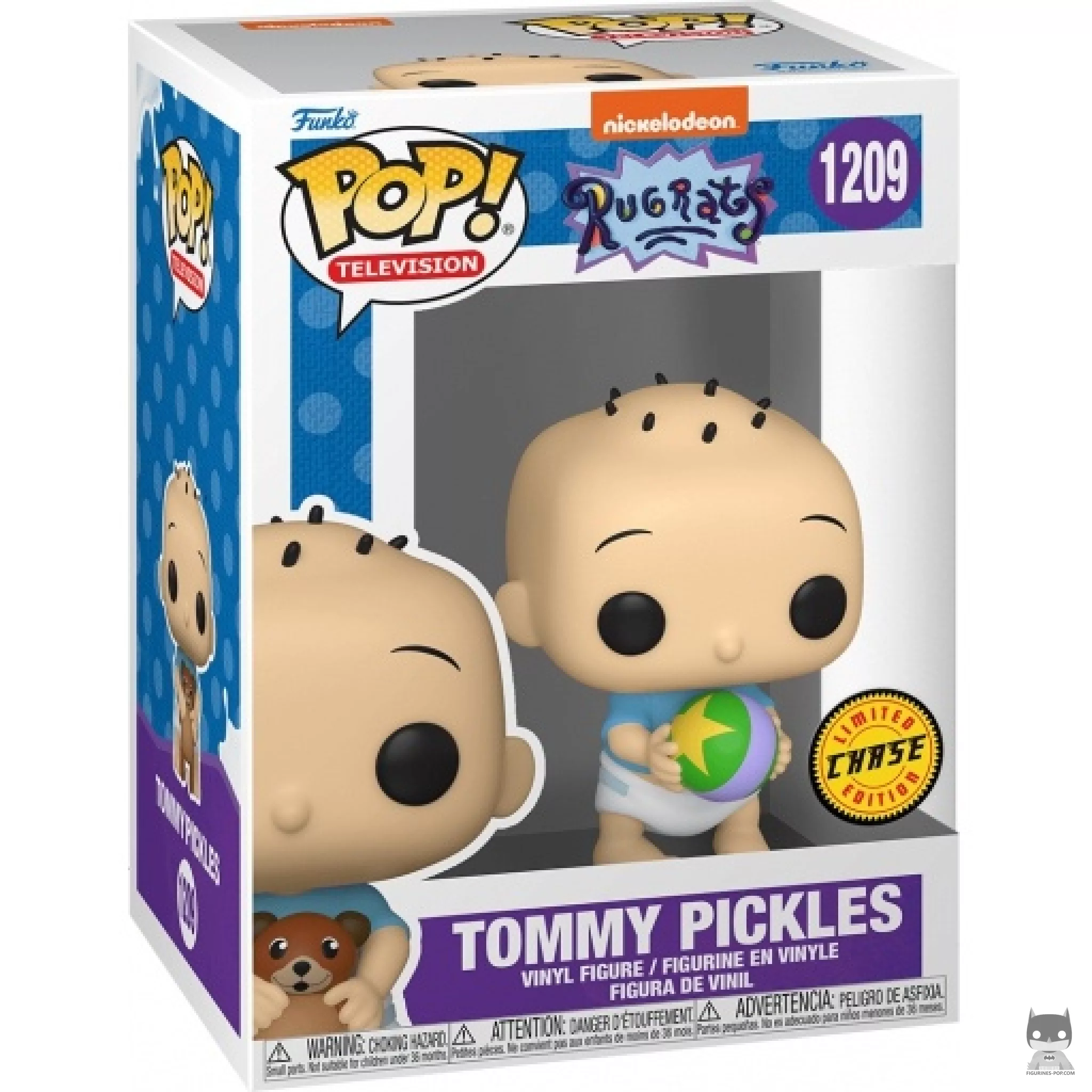 Figura Funko Pop! Tommy Pickles (Chase) en su caja