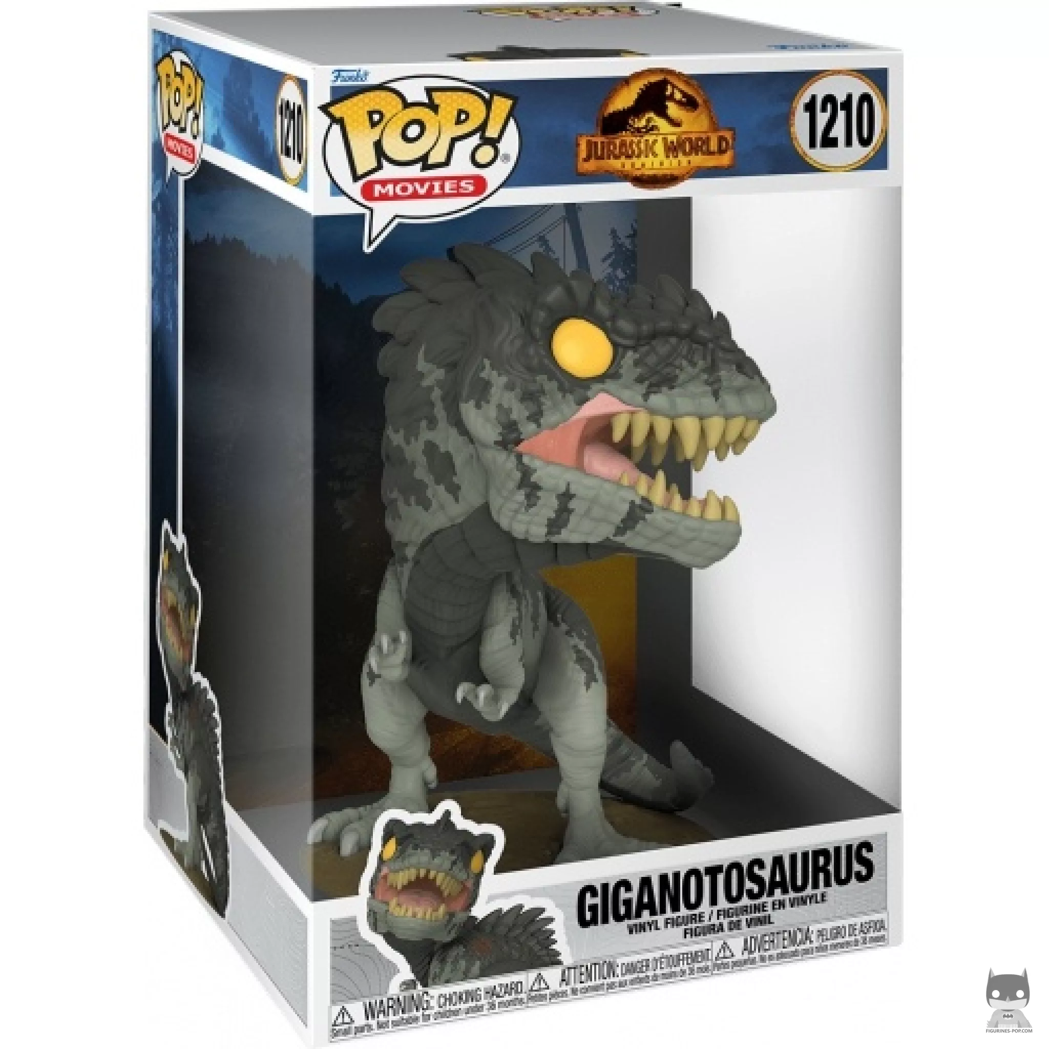 Figura Funko Pop! Giganotosaurus (Supersized) en su caja