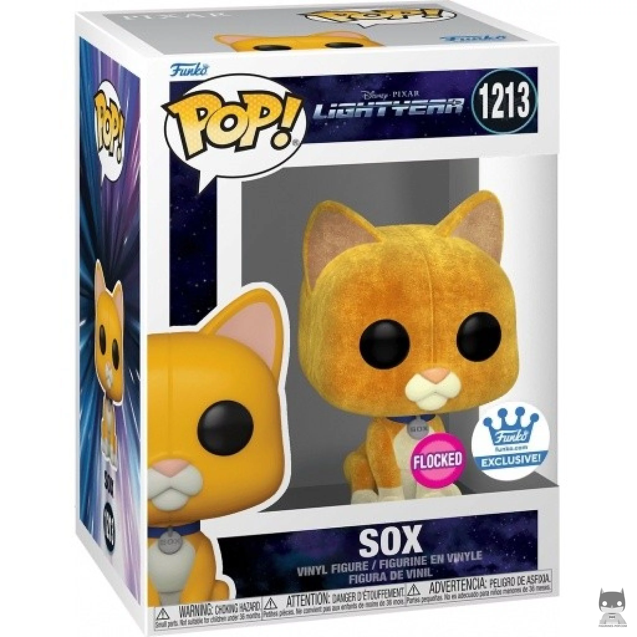 Figura Funko Pop! Sox (Flocado) en su caja