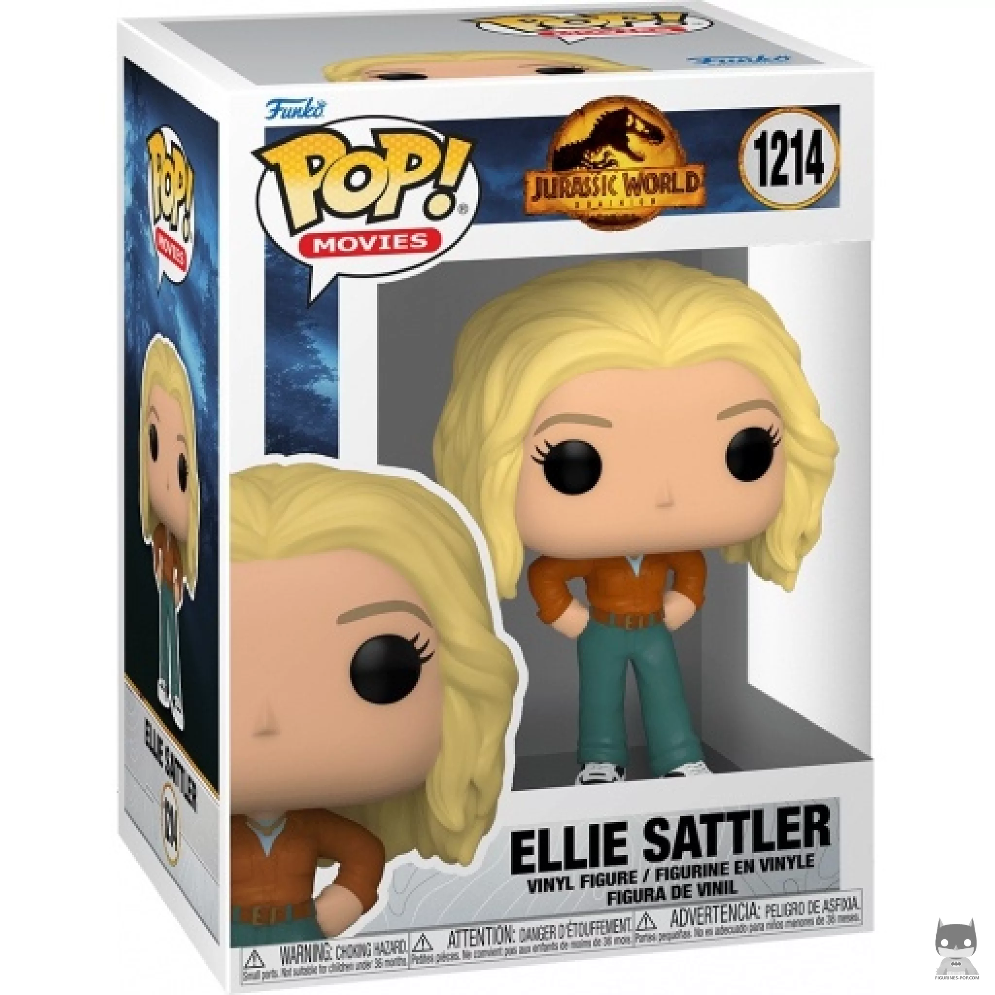 Figura Funko Pop! Ellie Sattler en su caja