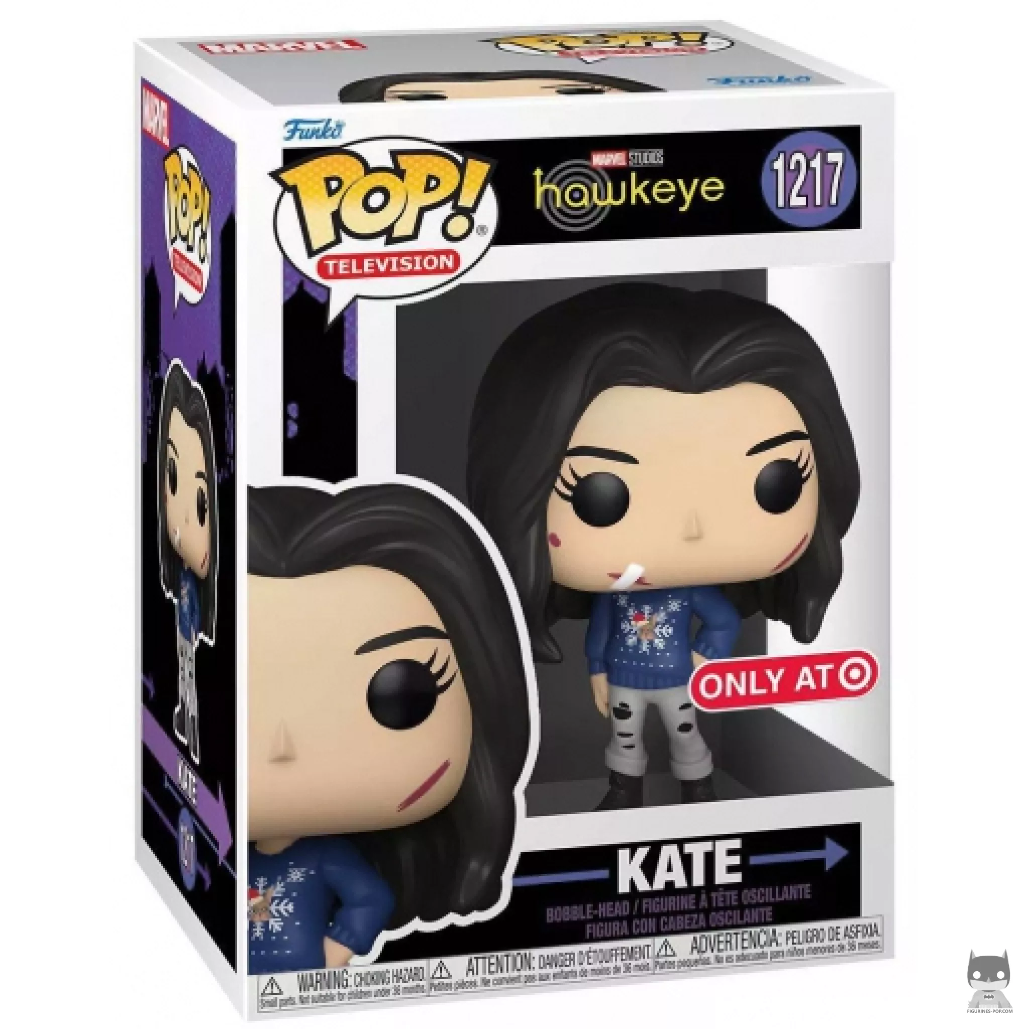 Figura Funko Pop! Kate herida en su caja