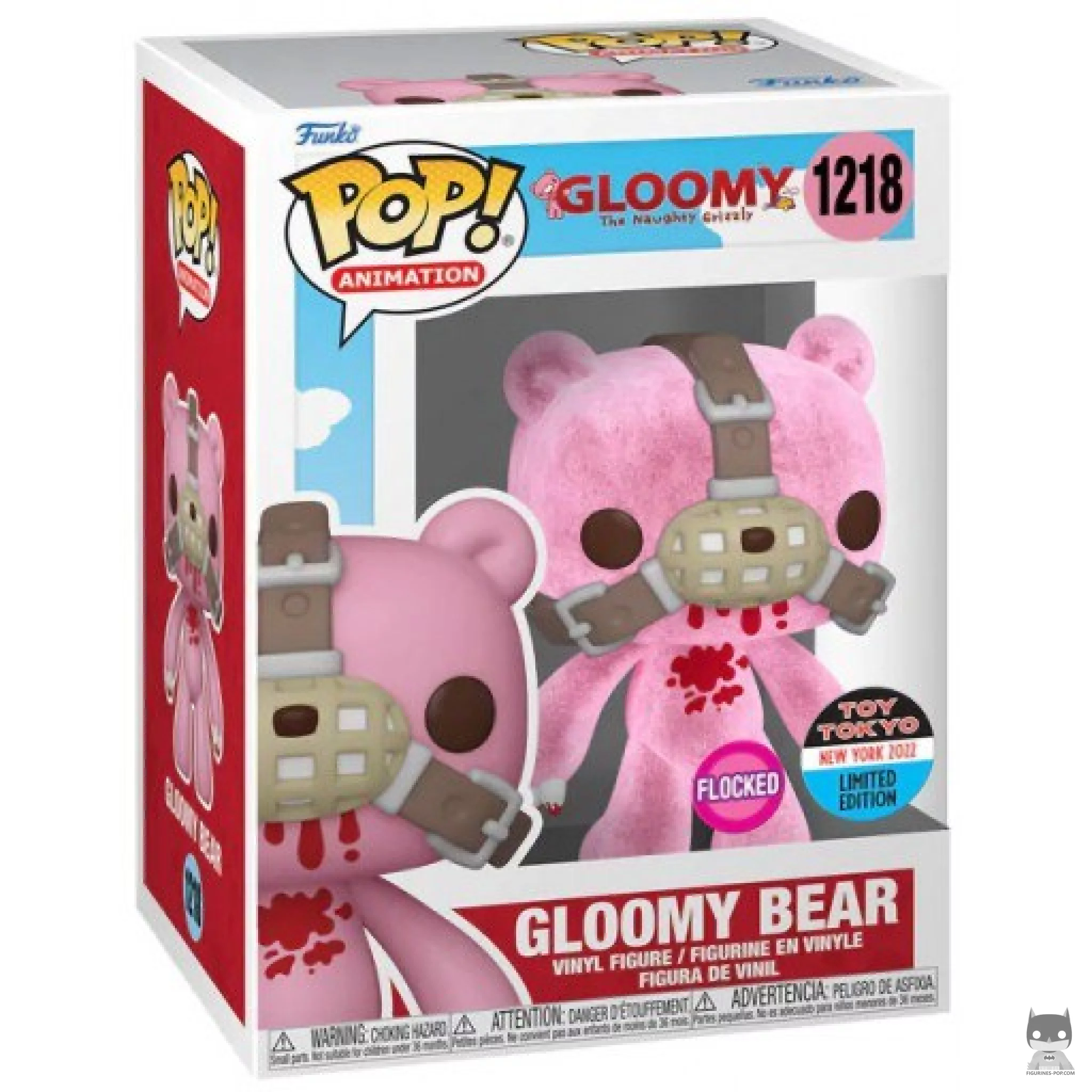 Figura Funko Pop! Gloomy Bear (Flocado) en su caja