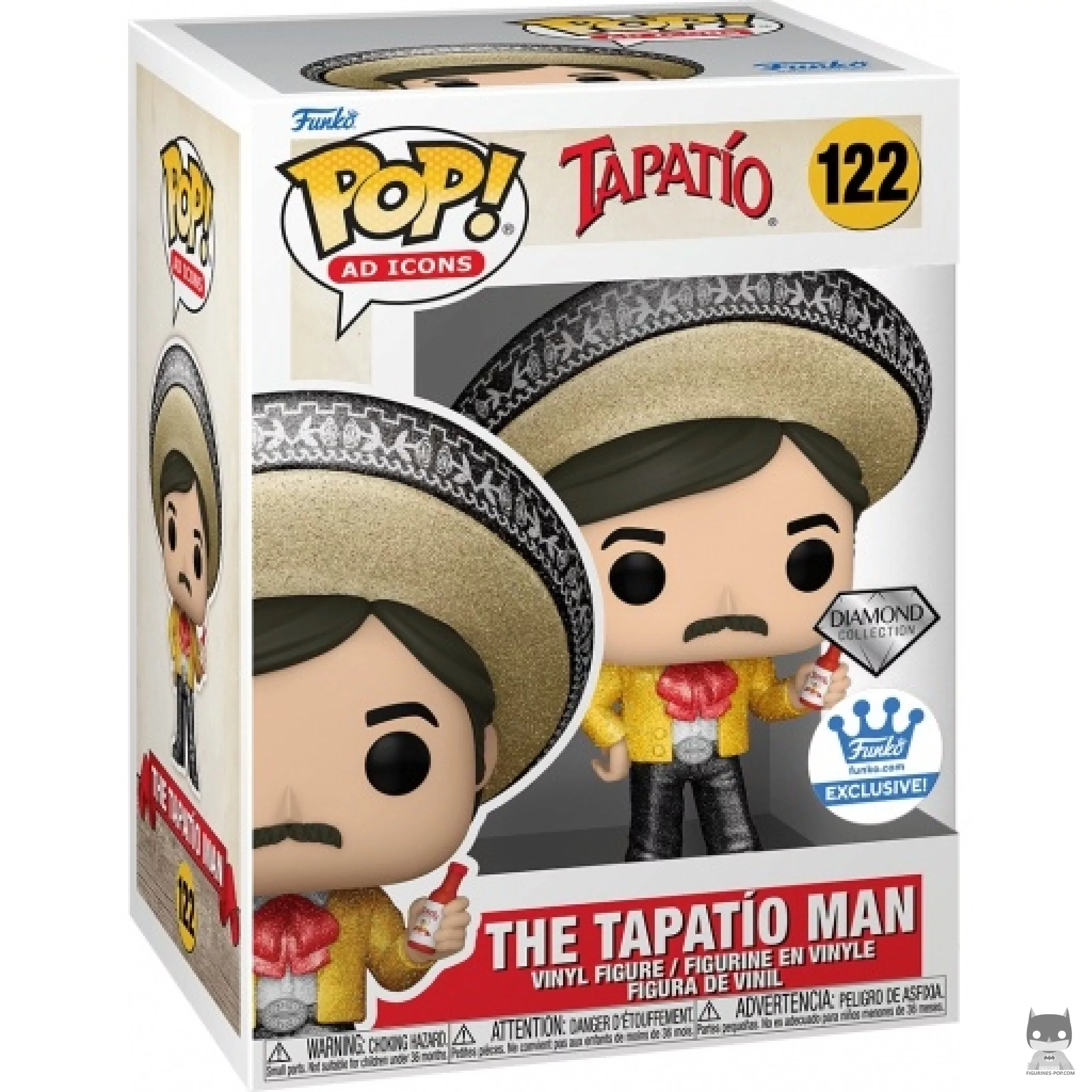 Figura Funko Pop! The Tapatio Man (Diamond Collection) en su caja