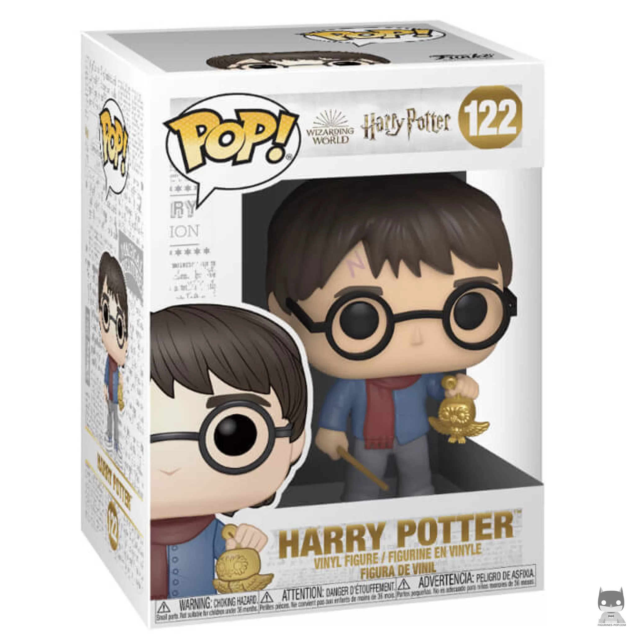 Figura Funko Pop! Harry Potter (Navidad) en su caja