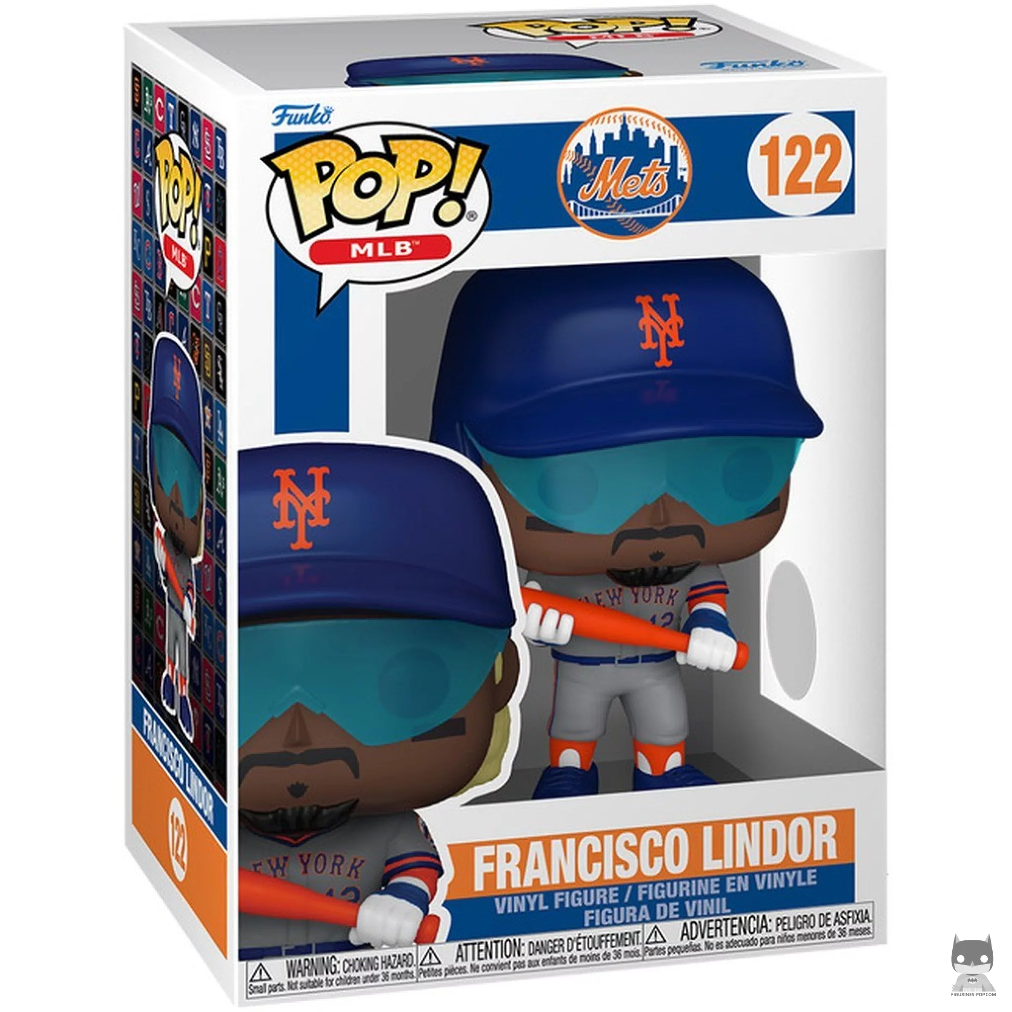 Figura Funko Pop! Francisco Lindor en su caja