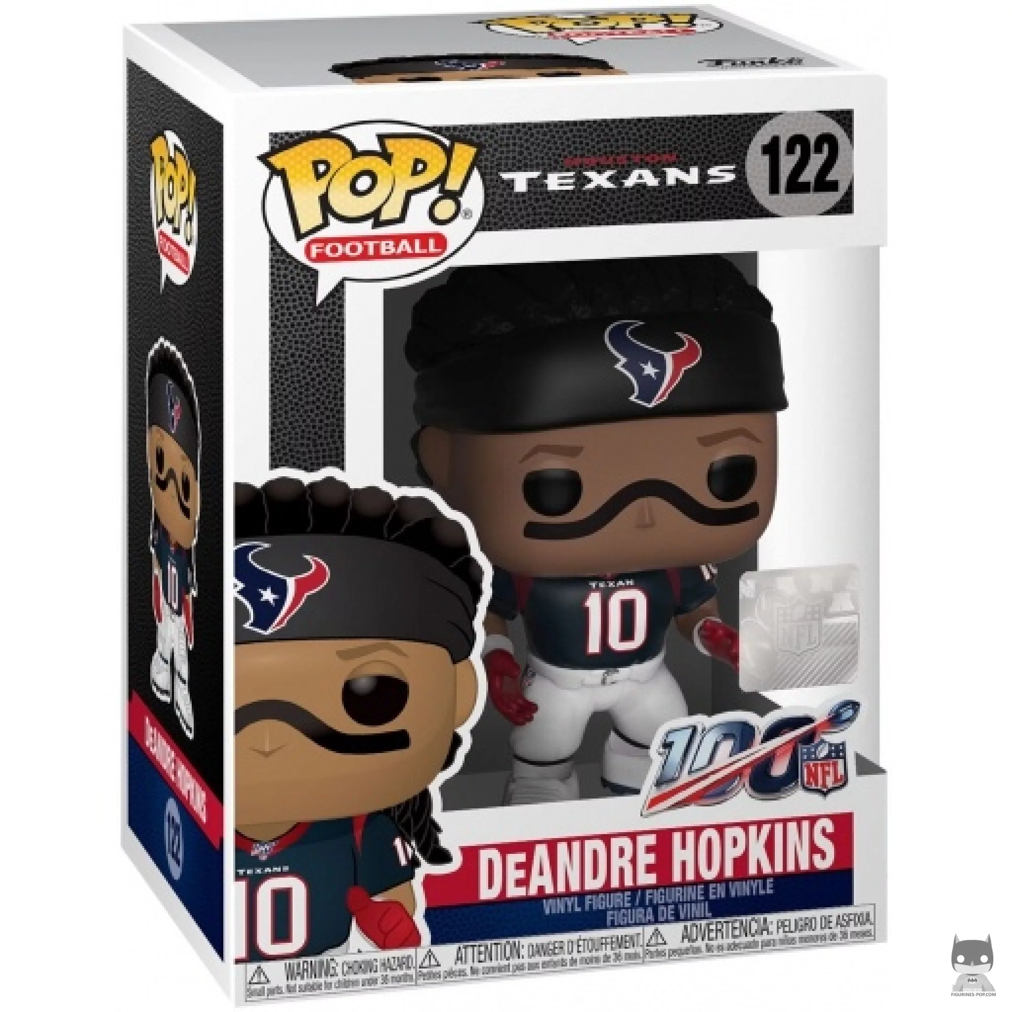 Figura Funko Pop! DeAndre Hopkins en su caja