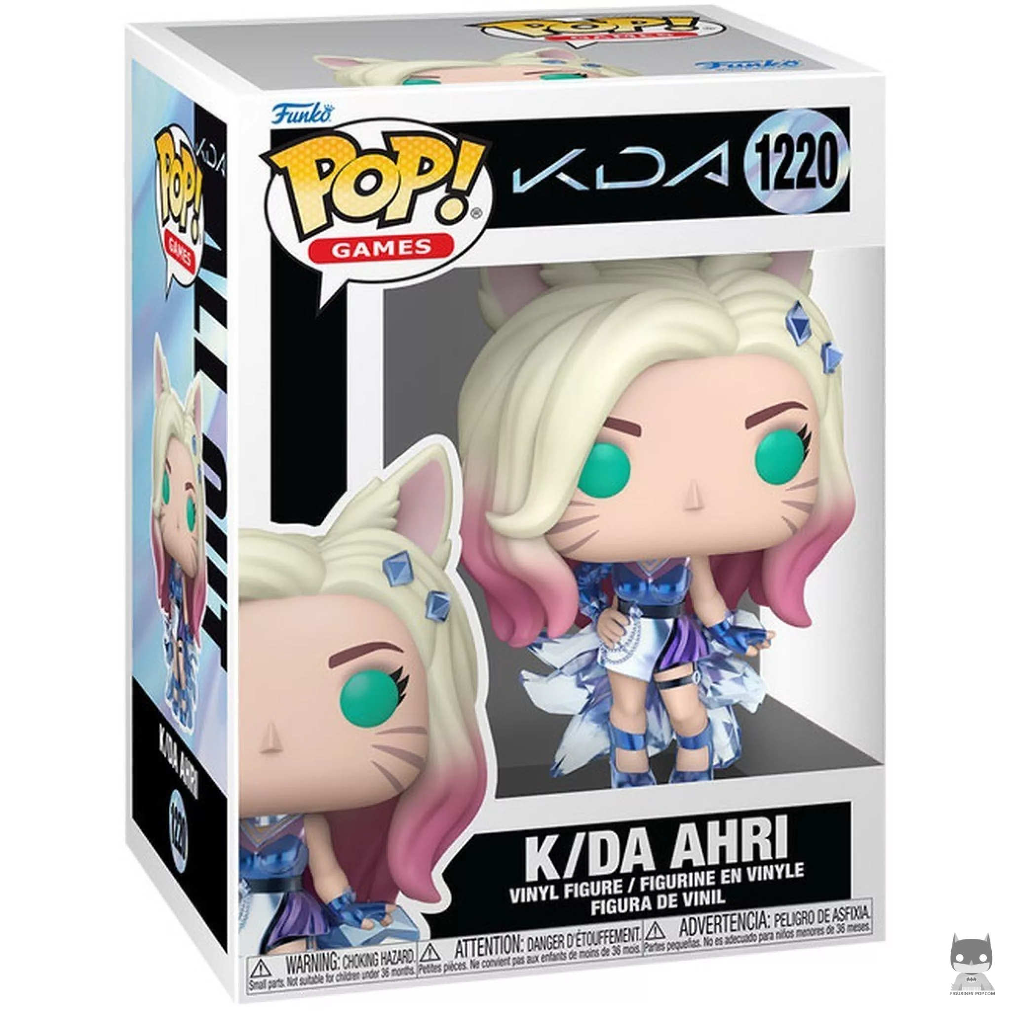 Figura Funko Pop! K/DA Ahri en su caja