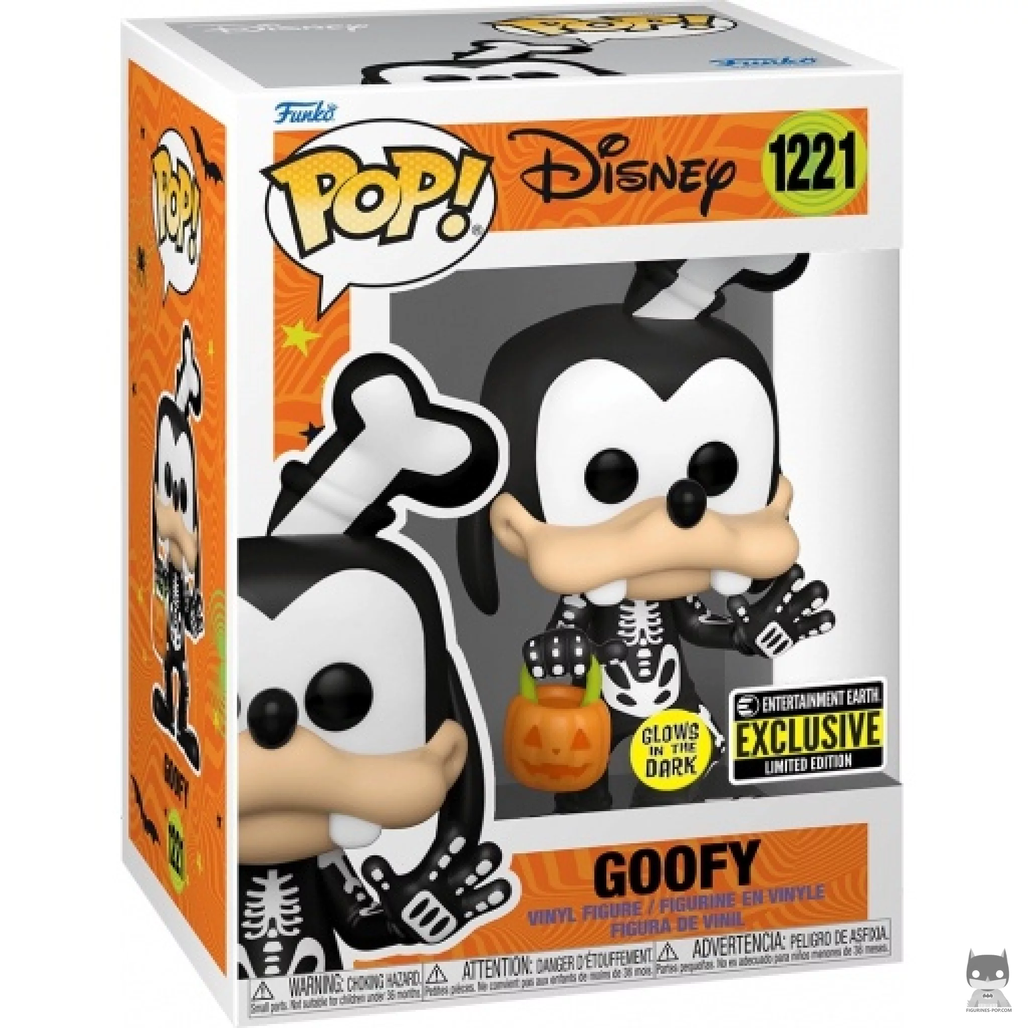 Figura Funko Pop! Goofy (Brilla en la oscuridad) en su caja