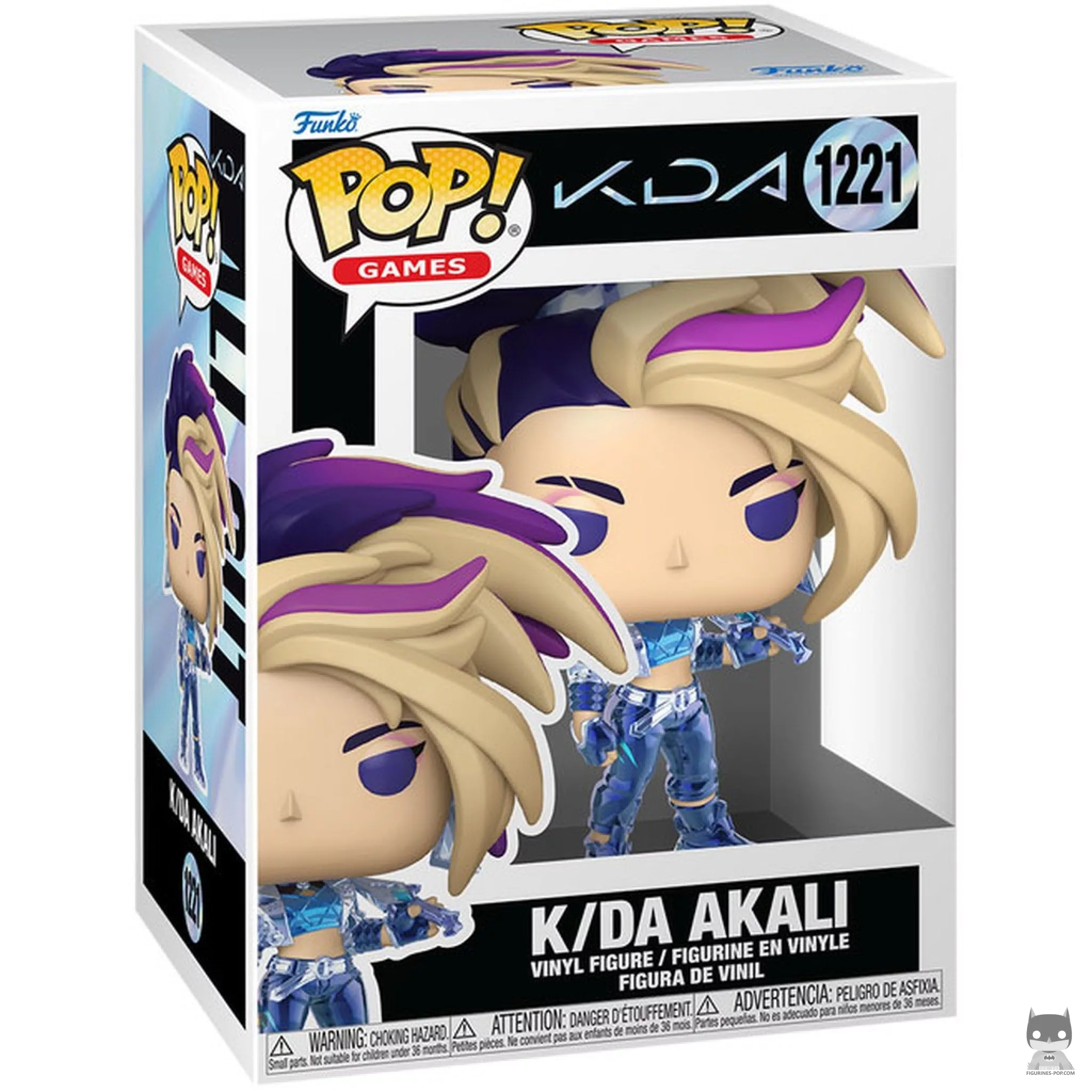 Figura Funko Pop! K/DA Akali en su caja