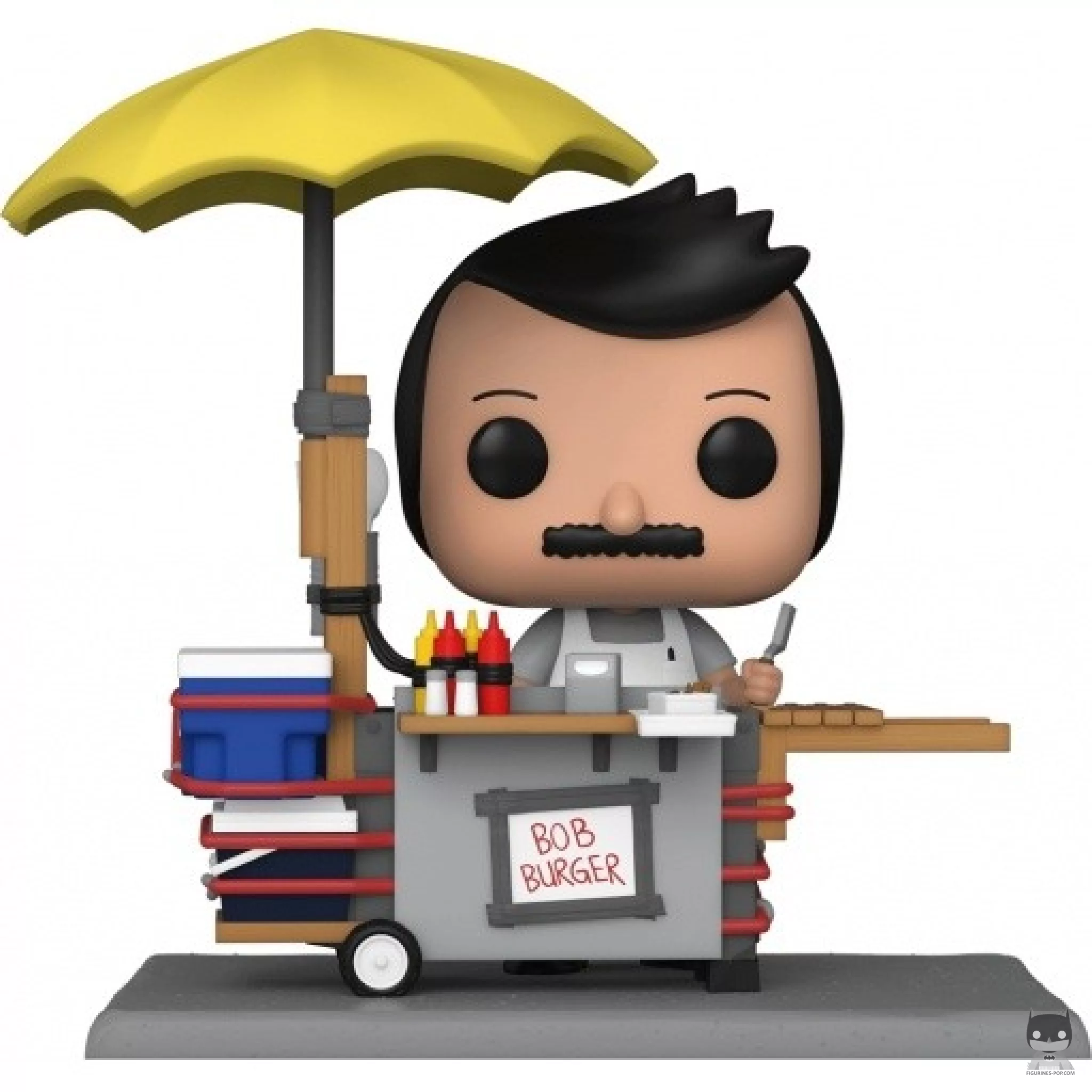 Figura Funko Pop! Bob con carrito de hamburguesas (Bob's Burgers)