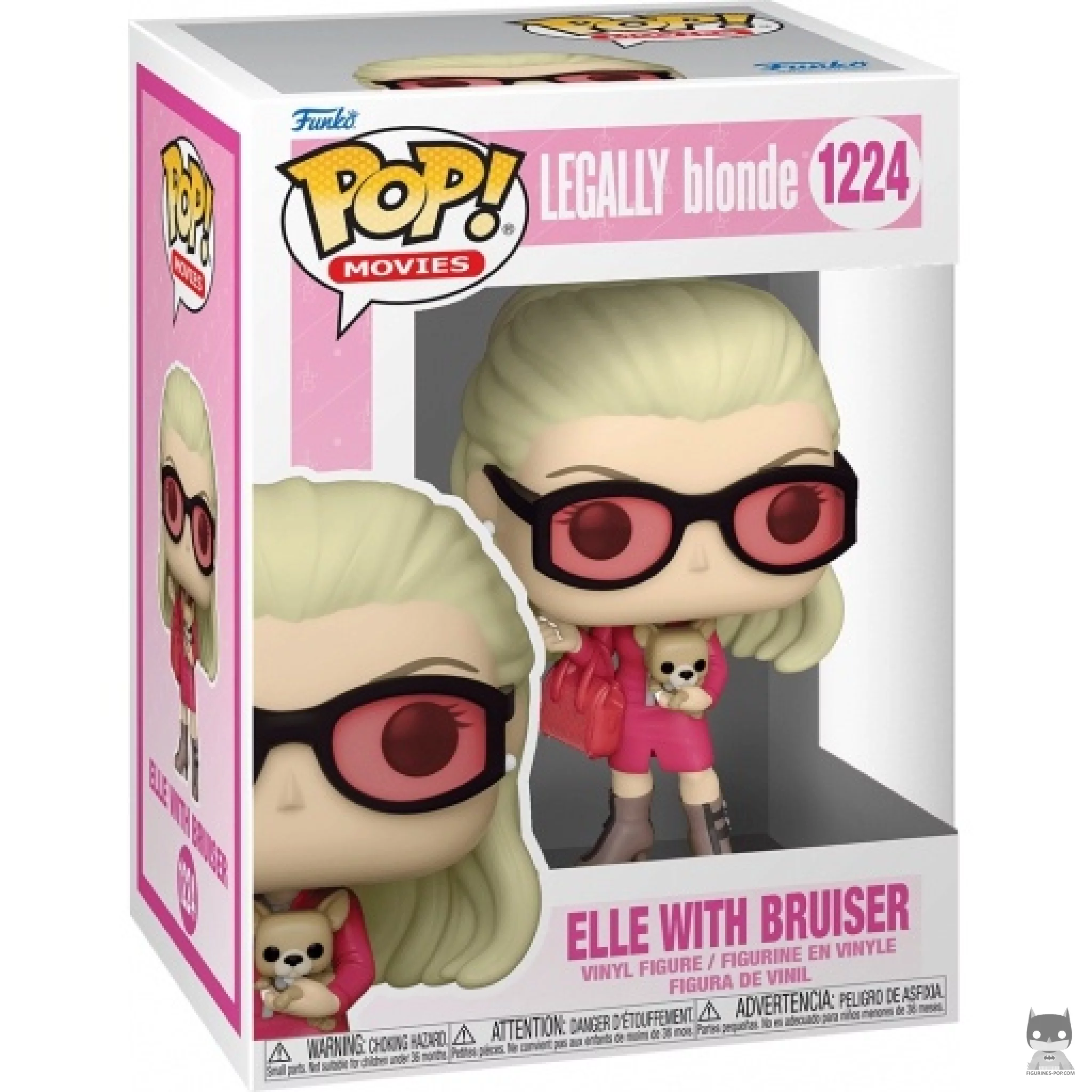 Figura Funko Pop! Elle con Bruiser en su caja