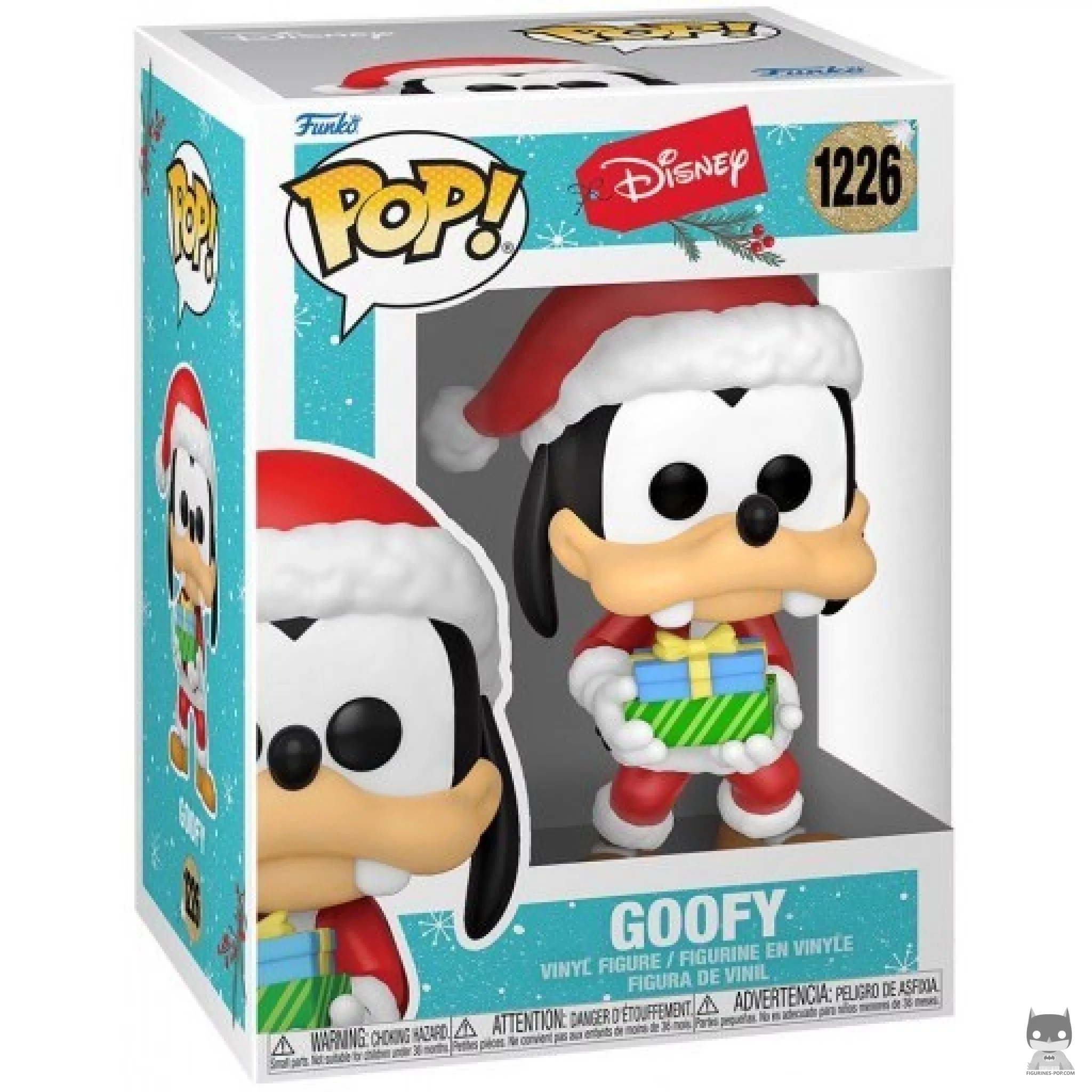 Figura Funko Pop! Goofy Papá Noel en su caja