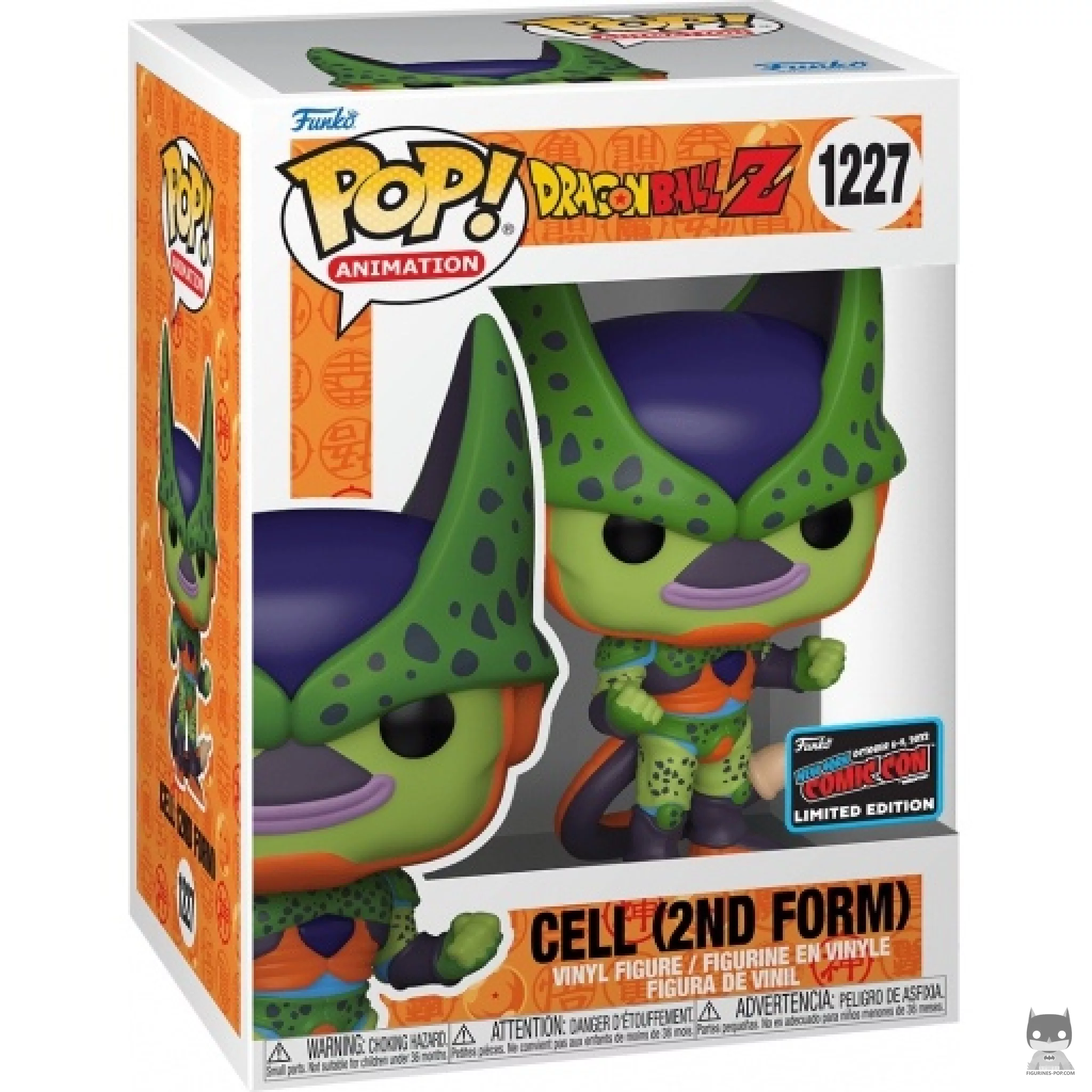 Figura Funko Pop! Cell (Segunda forma) en su caja