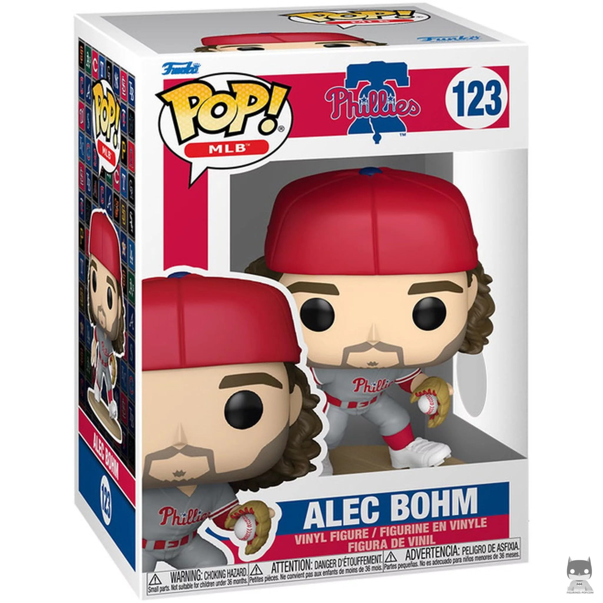 Figura Funko Pop! Alec Bohm en su caja