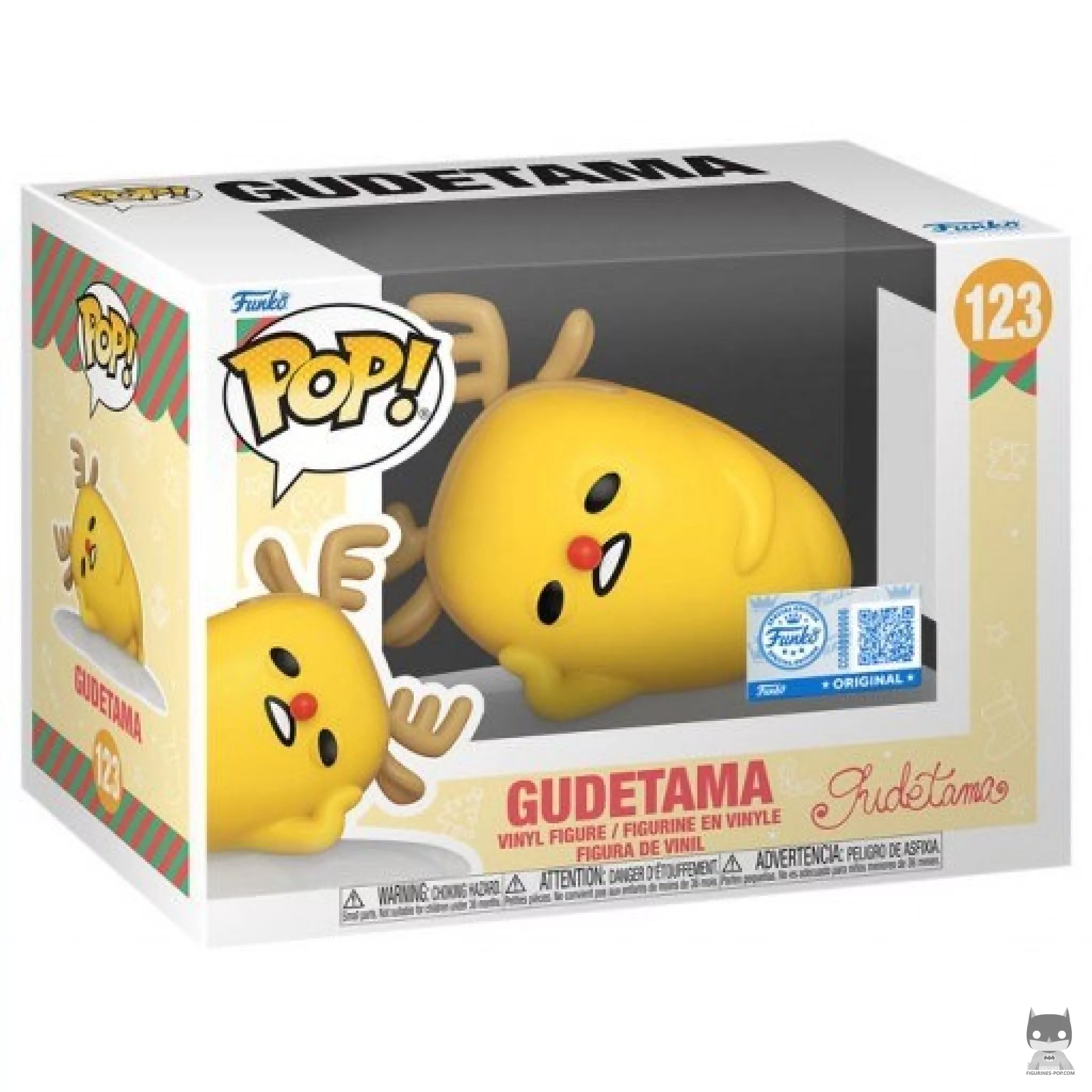 Figura Funko Pop! Gudetama en su caja