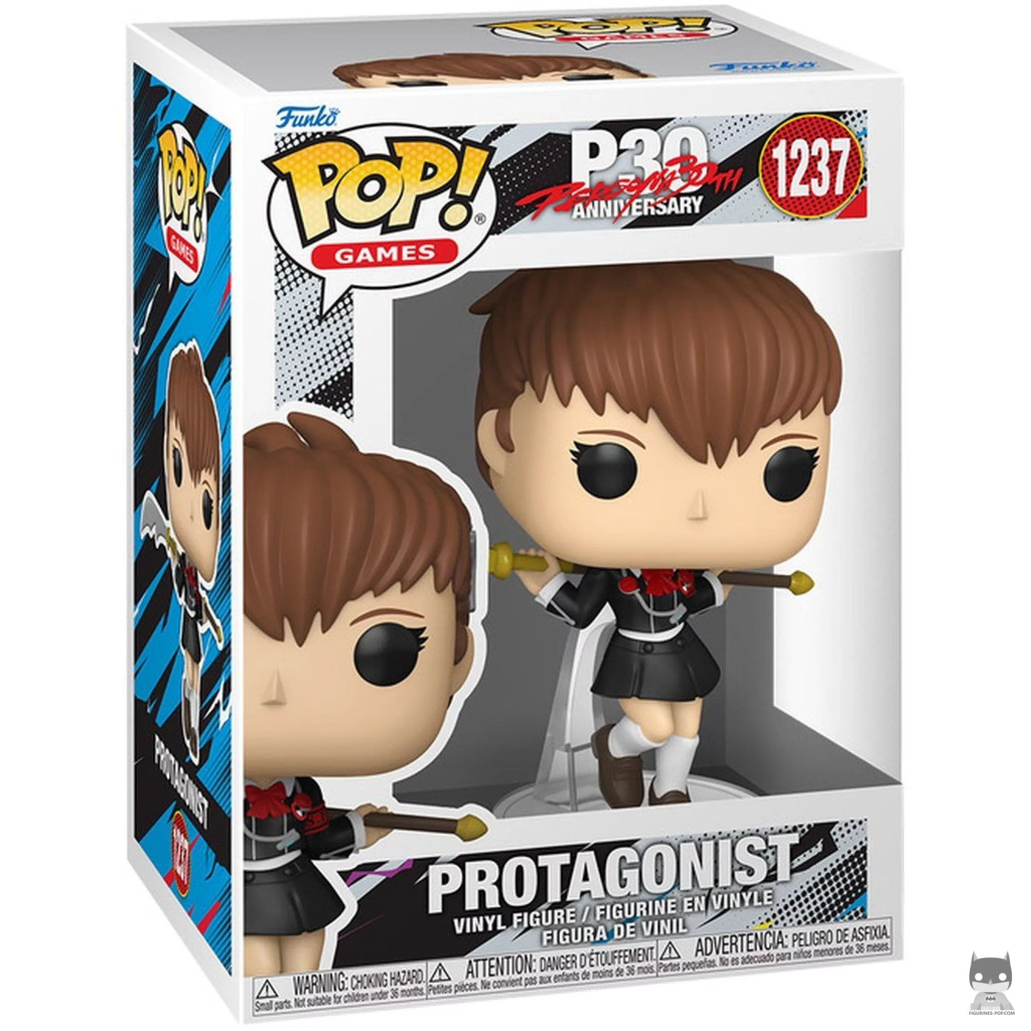 Figura Funko Pop! Protagonista femenina (Persona 3) (30.º aniversario) en su caja