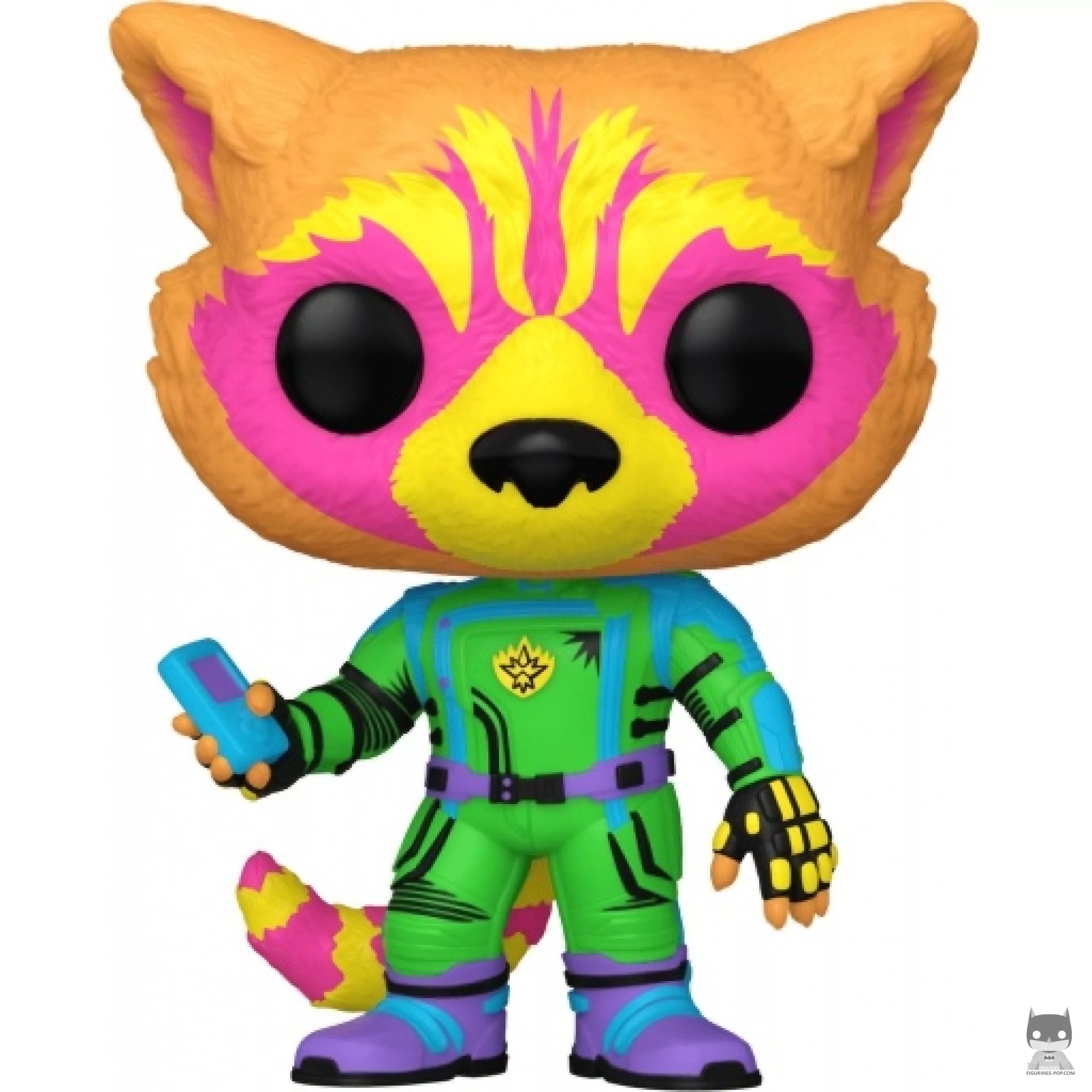 Figura Funko Pop! Rocket (Luz negra) (Guardianes de la Galaxia Vol. 3)