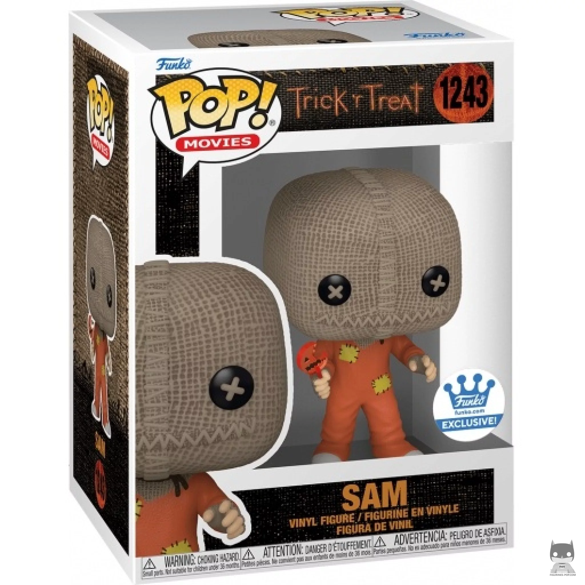 Figura Funko Pop! Sam en su caja
