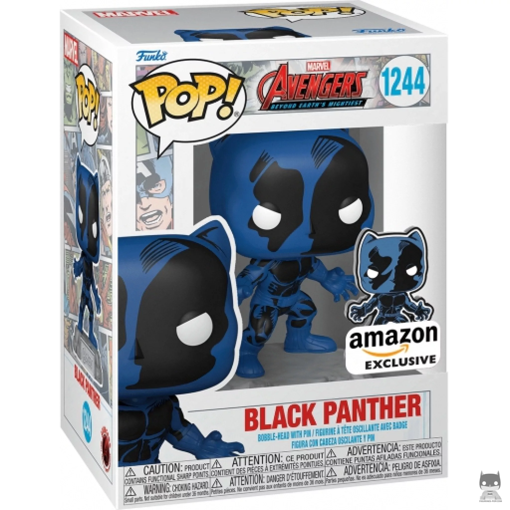 Figura Funko Pop! Black Panther en su caja