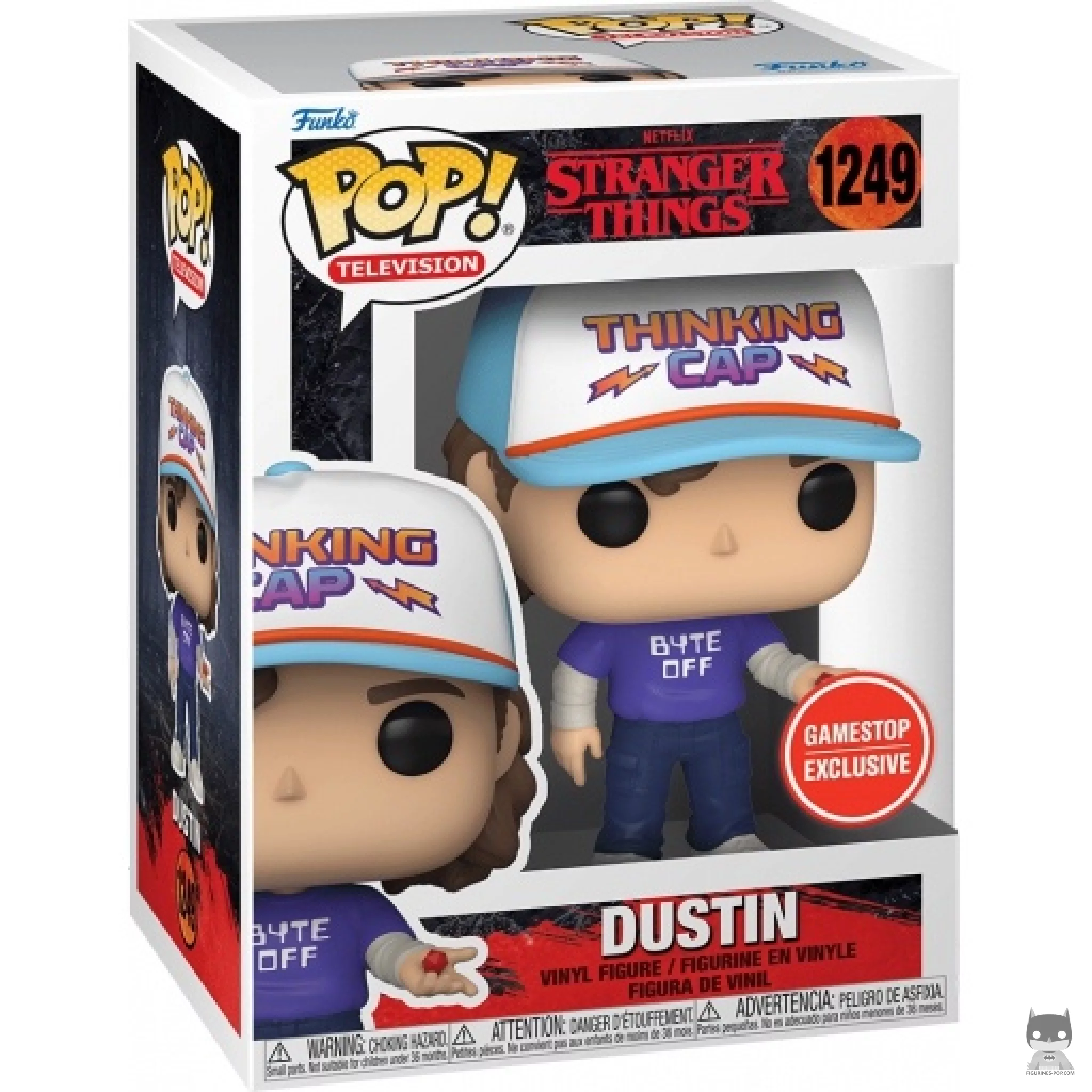 Figura Funko Pop! Dustin en su caja