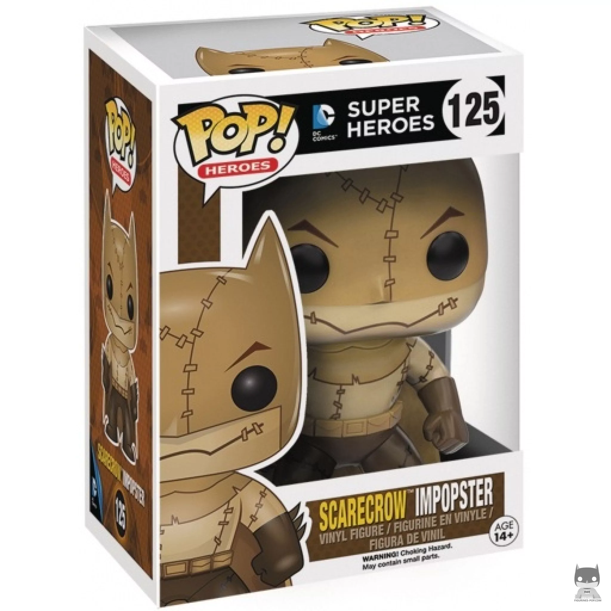 Figura Funko Pop! Batman como Espantapájaros en su caja