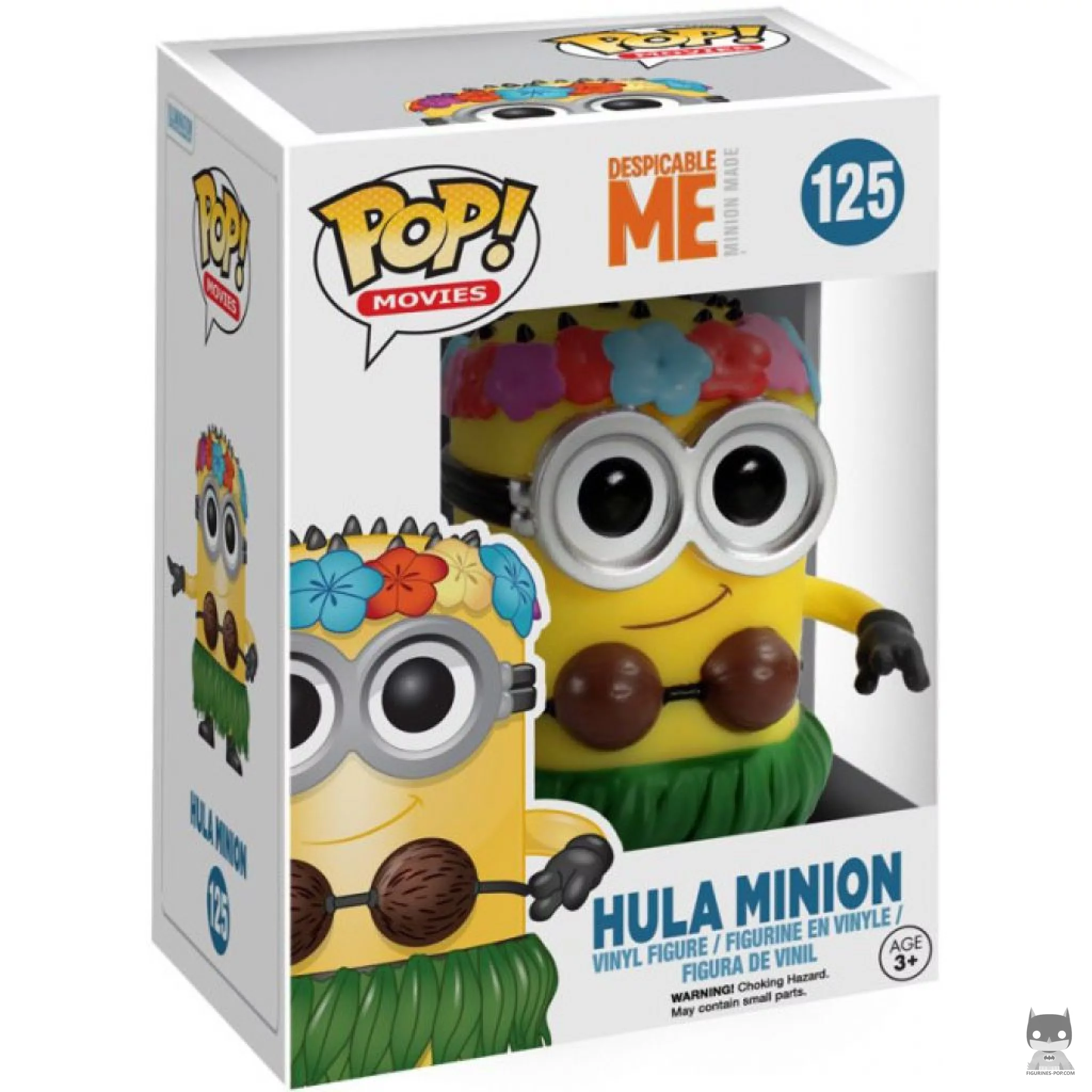 Figura Funko Pop! Minion hawaiano en su caja