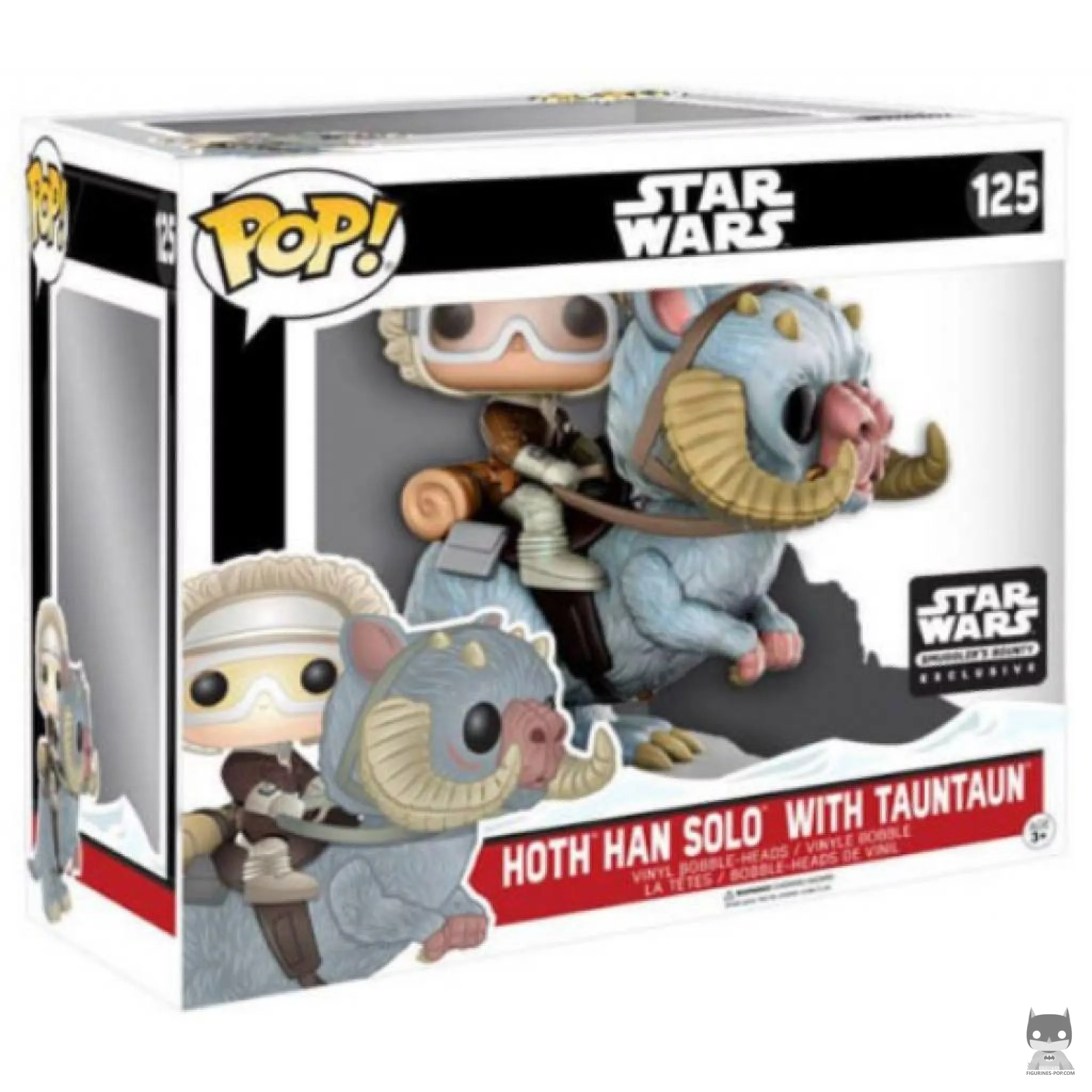 Figura Funko Pop! Han Solo en Hoth con tauntaun en su caja