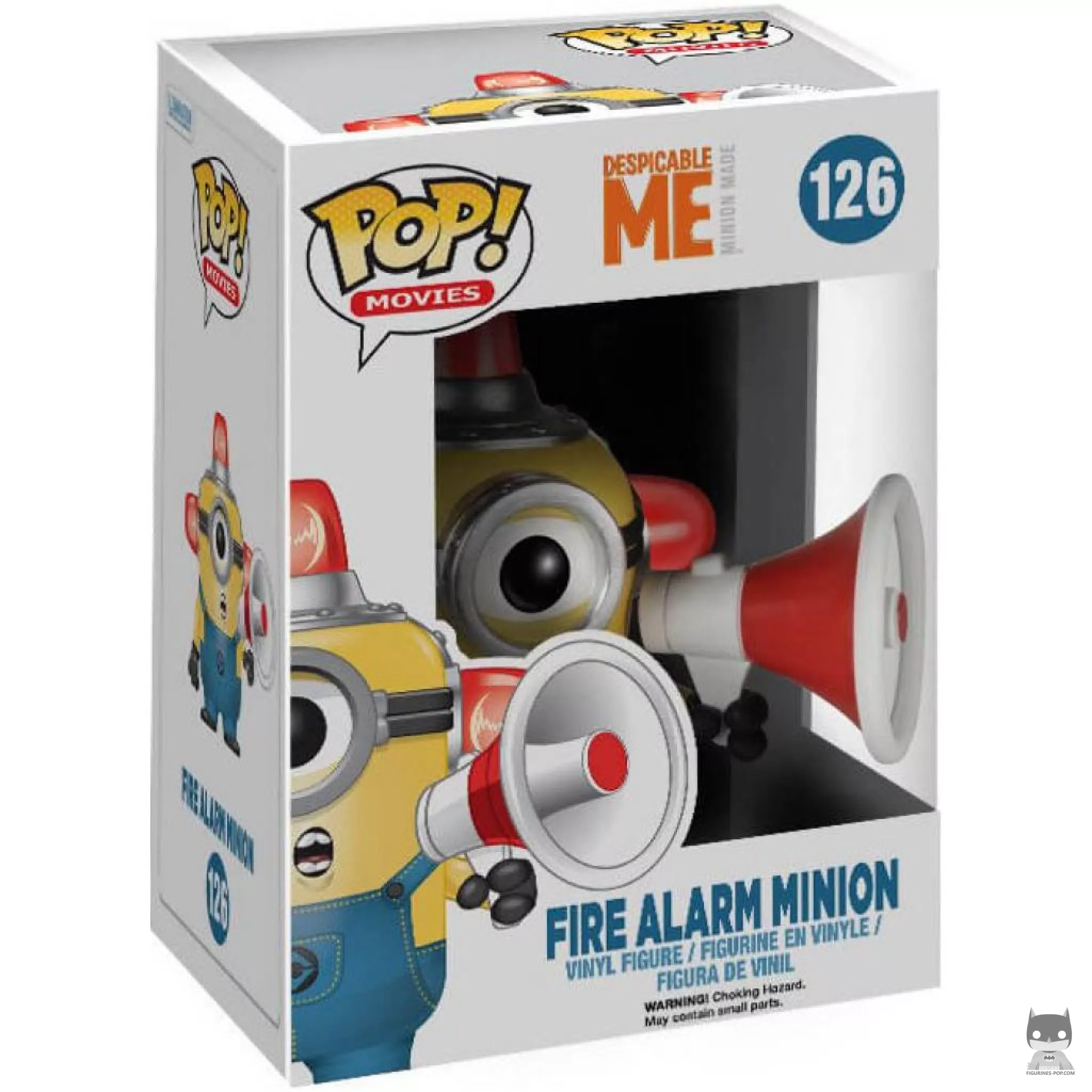 Figura Funko Pop! Minion alarma de incendios en su caja