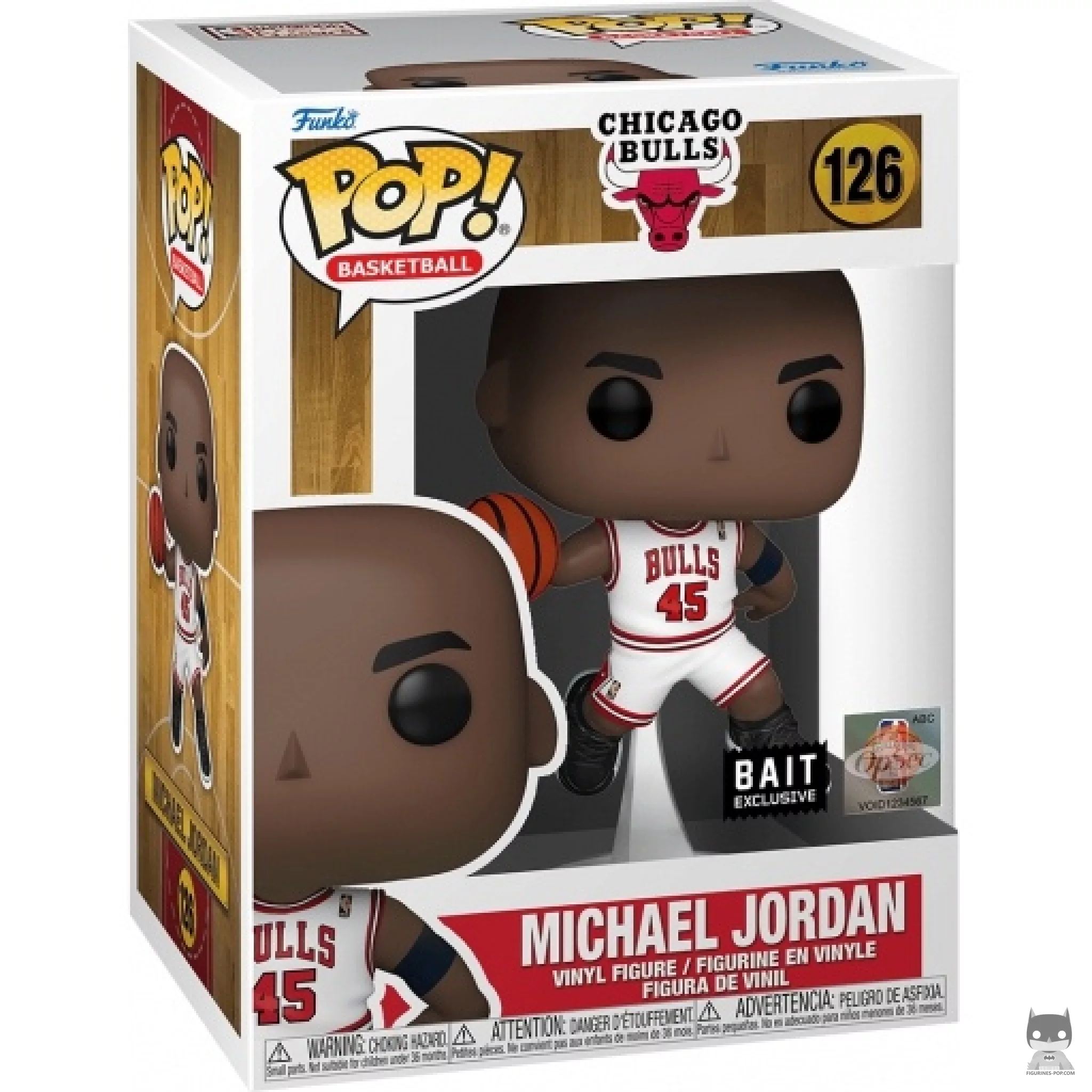Figura Funko Pop! Michael Jordan en su caja