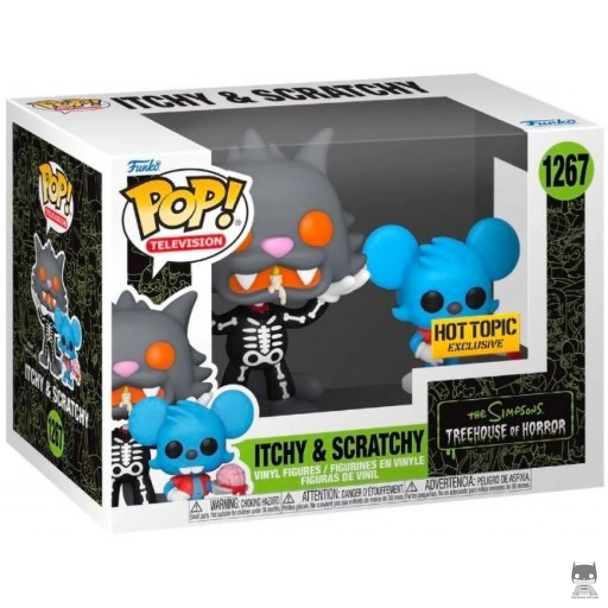 Figura Funko Pop! Rasca & Pica esqueletos en su caja