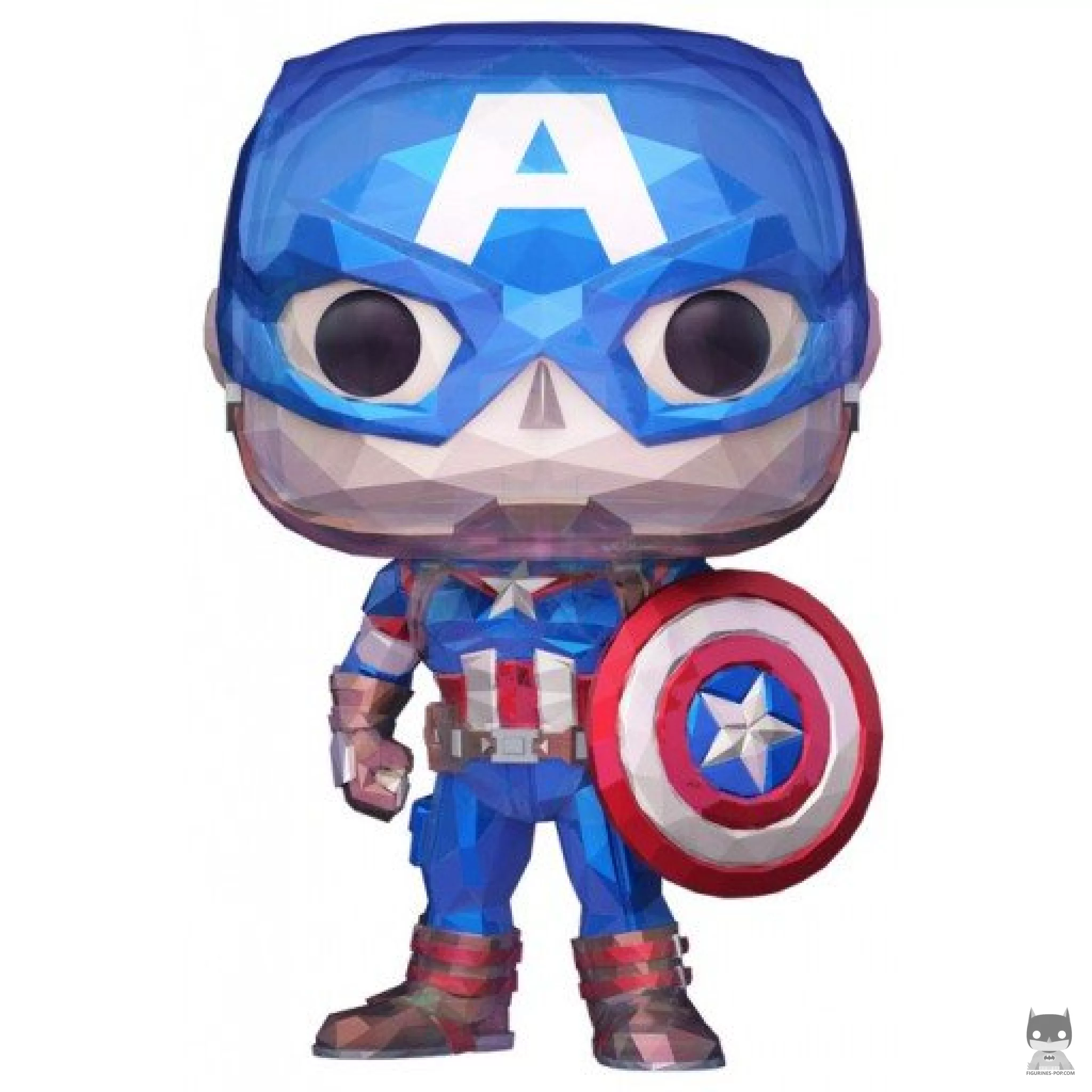 Figura Funko Pop! Capitán América (Facetado) (Disney 100)