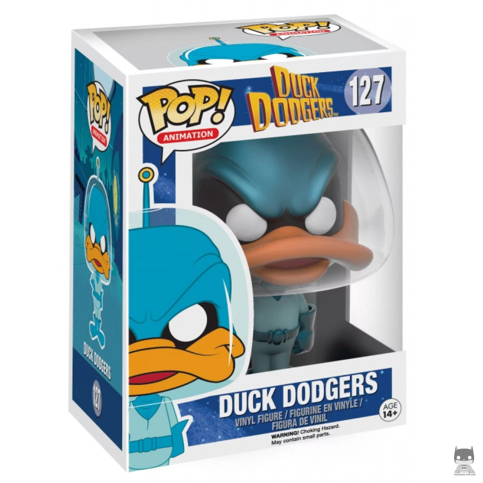 Figura Funko Pop! Duck Dodgers en su caja