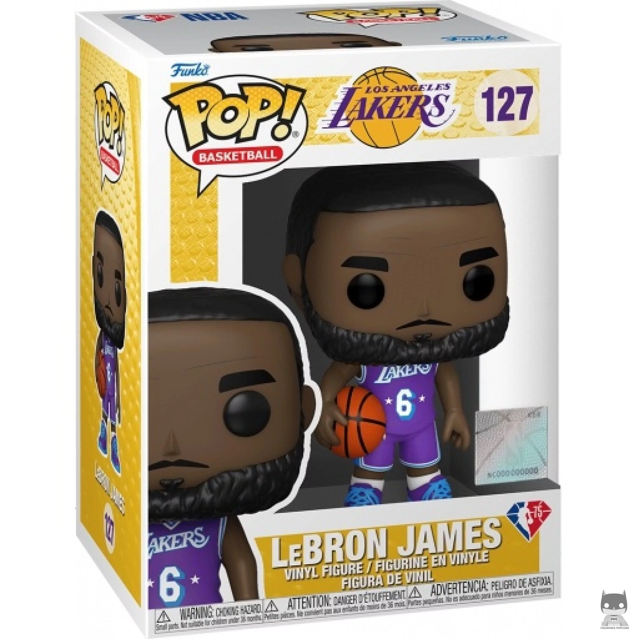 Figura Funko Pop! LeBron James en su caja