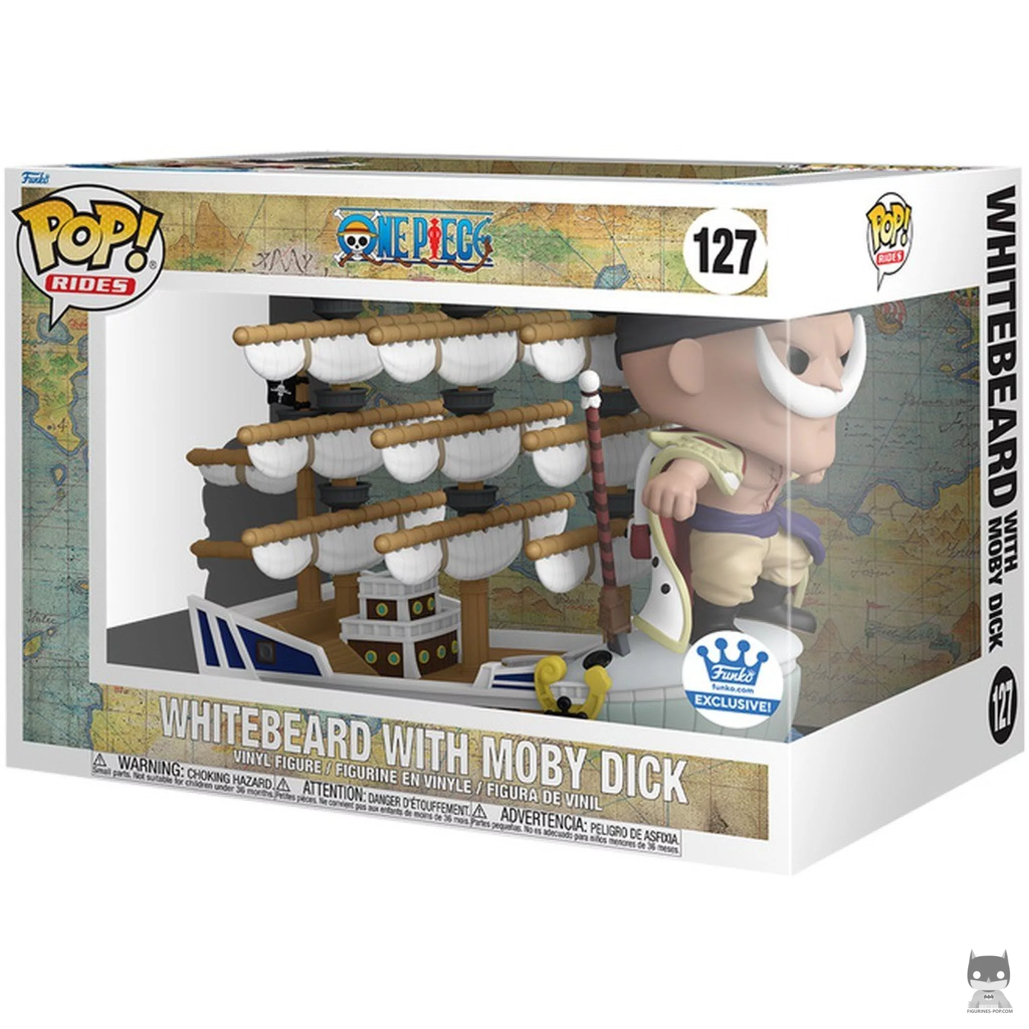 Figura Funko Pop! Barbablanca con el Moby Dick en su caja