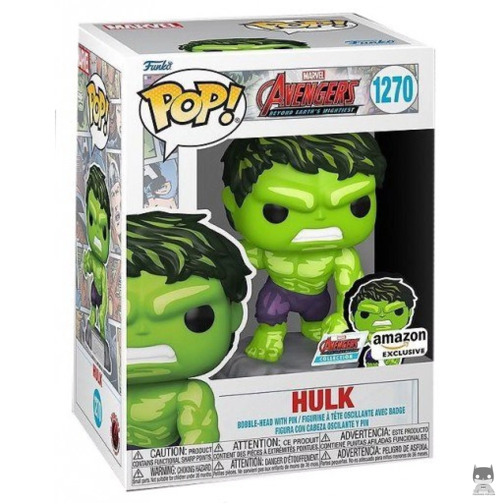 Figura Funko Pop! Hulk en su caja