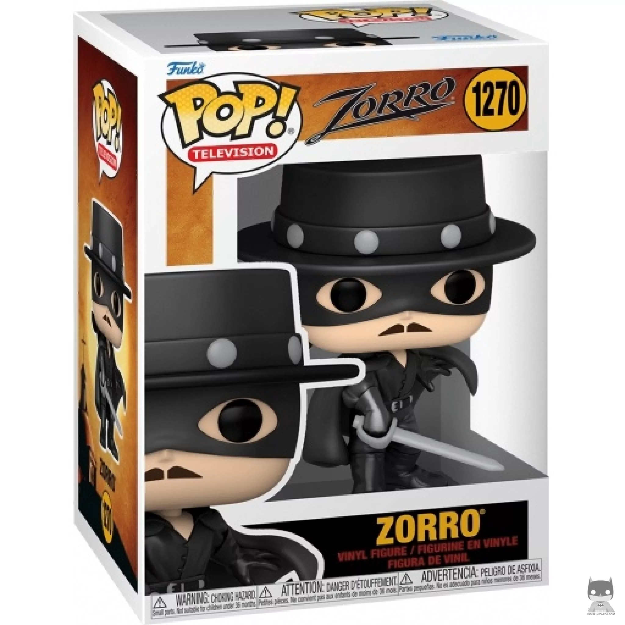 Figura Funko Pop! Zorro en su caja
