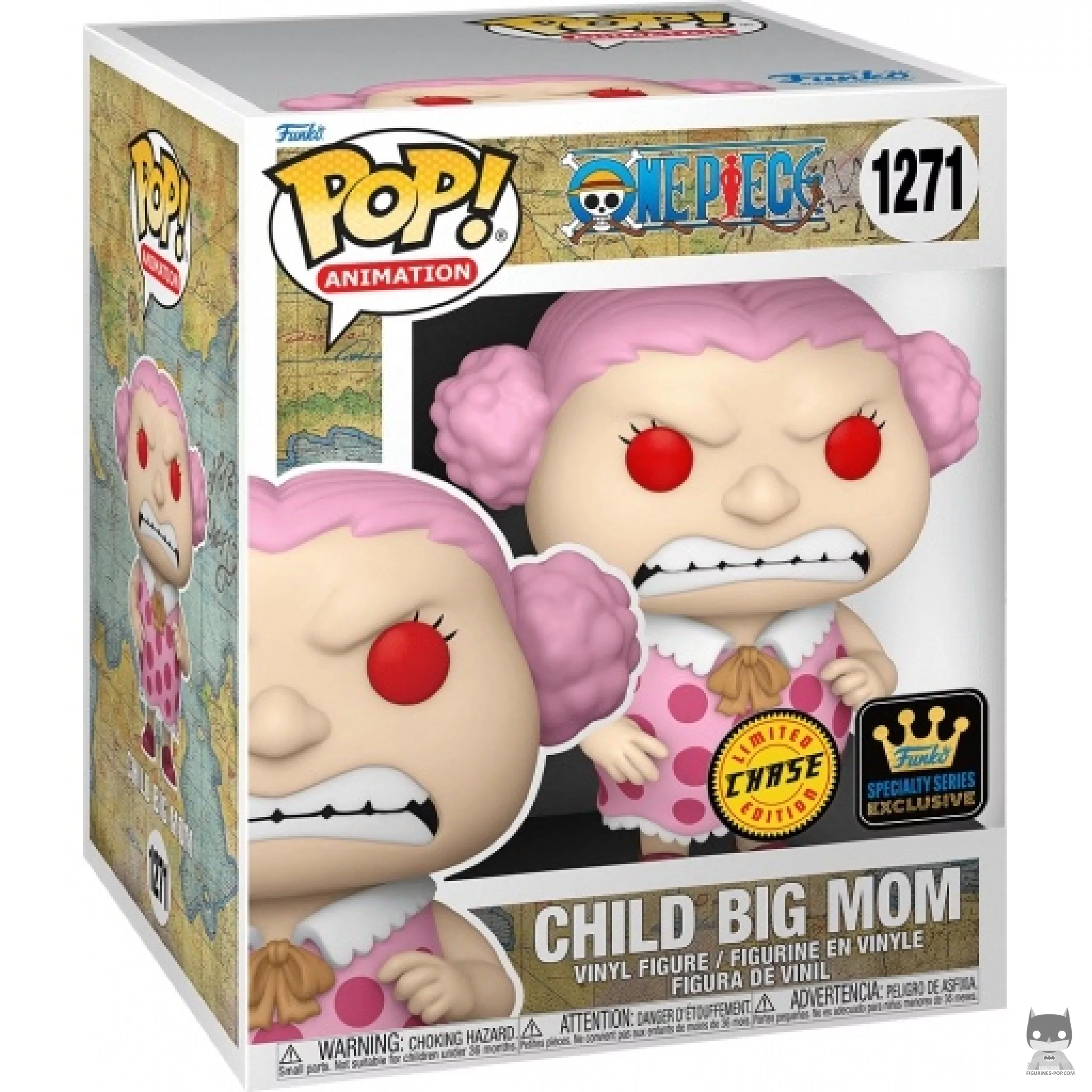 Figura Funko Pop! Big Mom niña (Chase & Supersized) en su caja