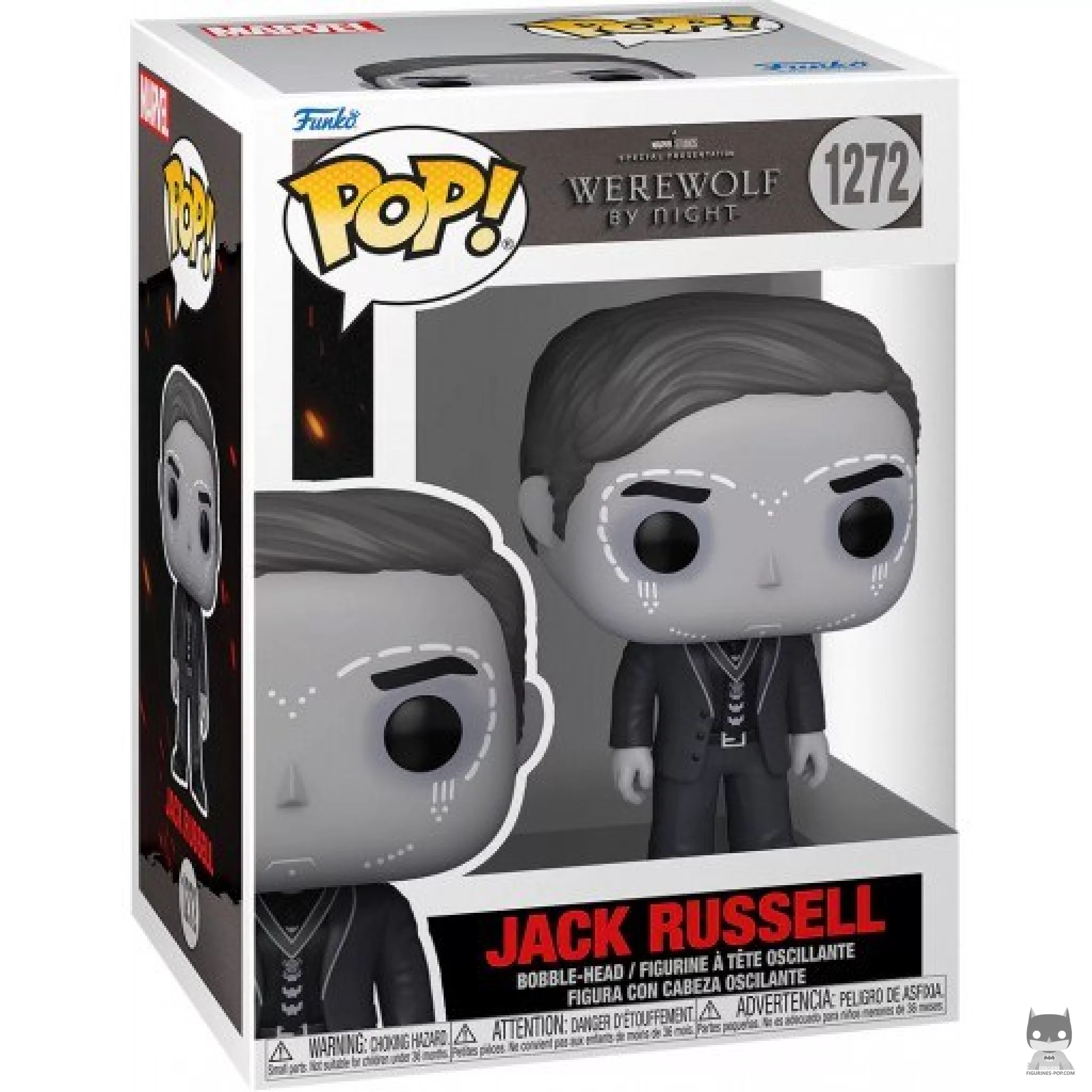 Figura Funko Pop! Jack Russell en su caja