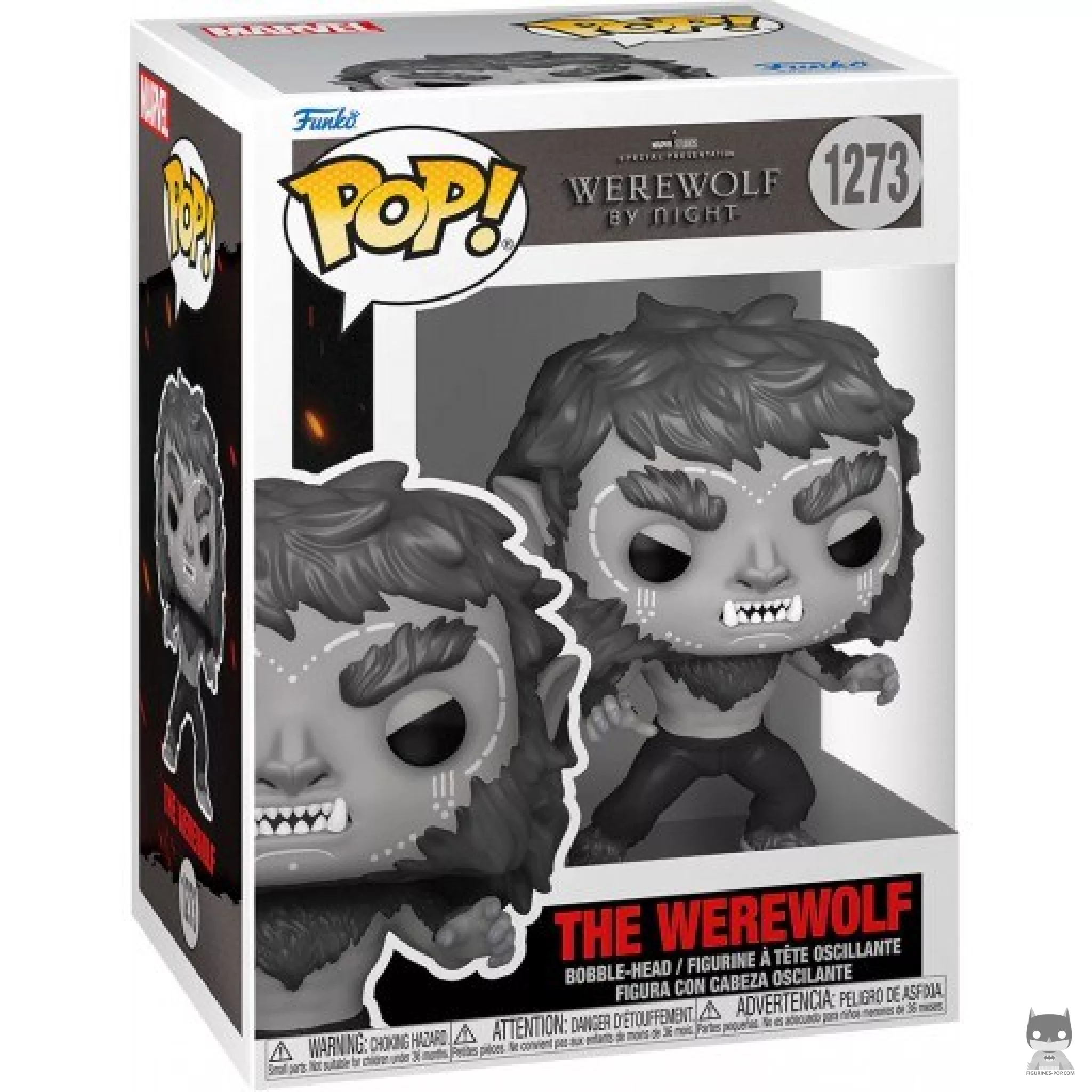 Figura Funko Pop! El hombre lobo en su caja
