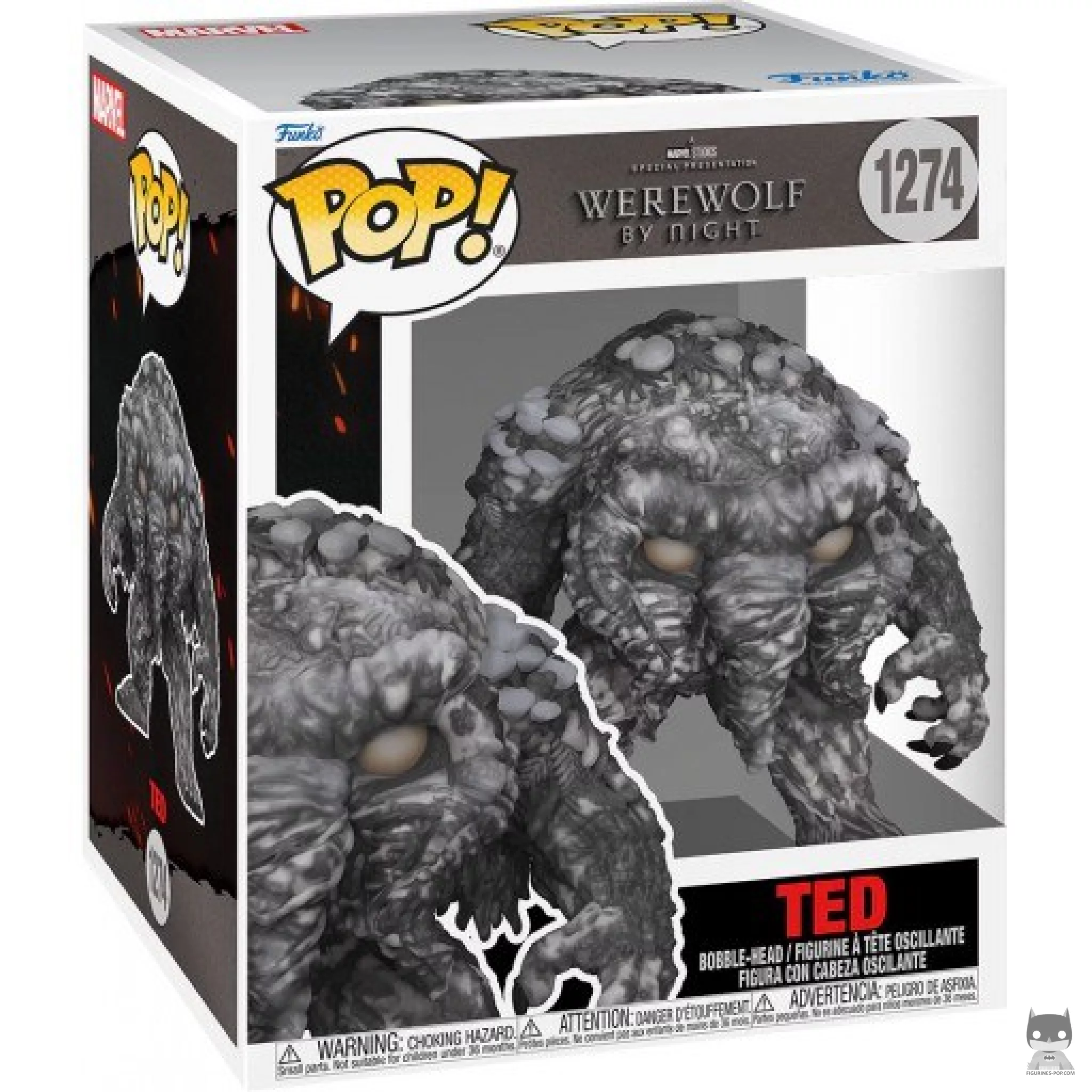 Figura Funko Pop! Ted Man-Thing en su caja