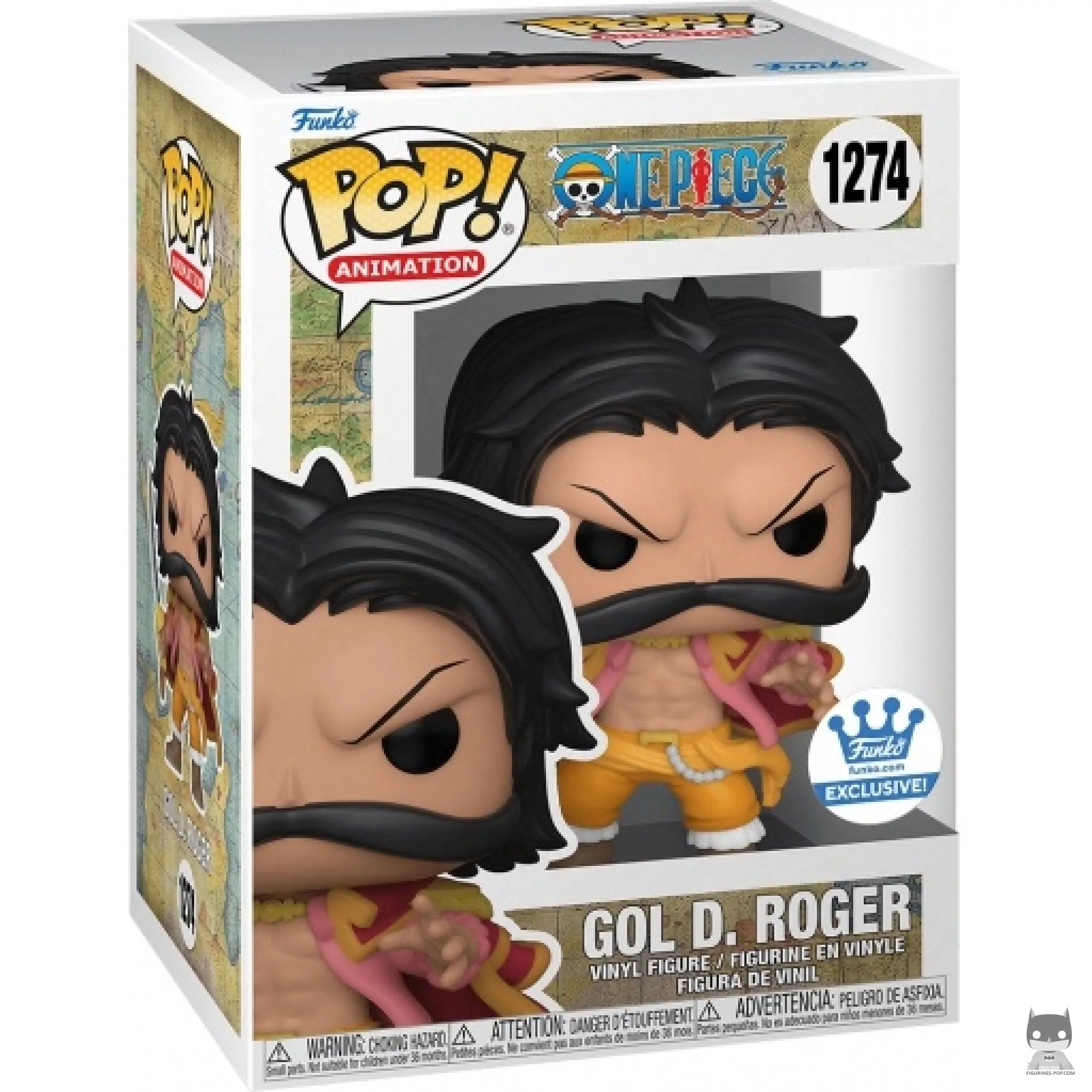 Figura Funko Pop! Gol D. Roger en su caja