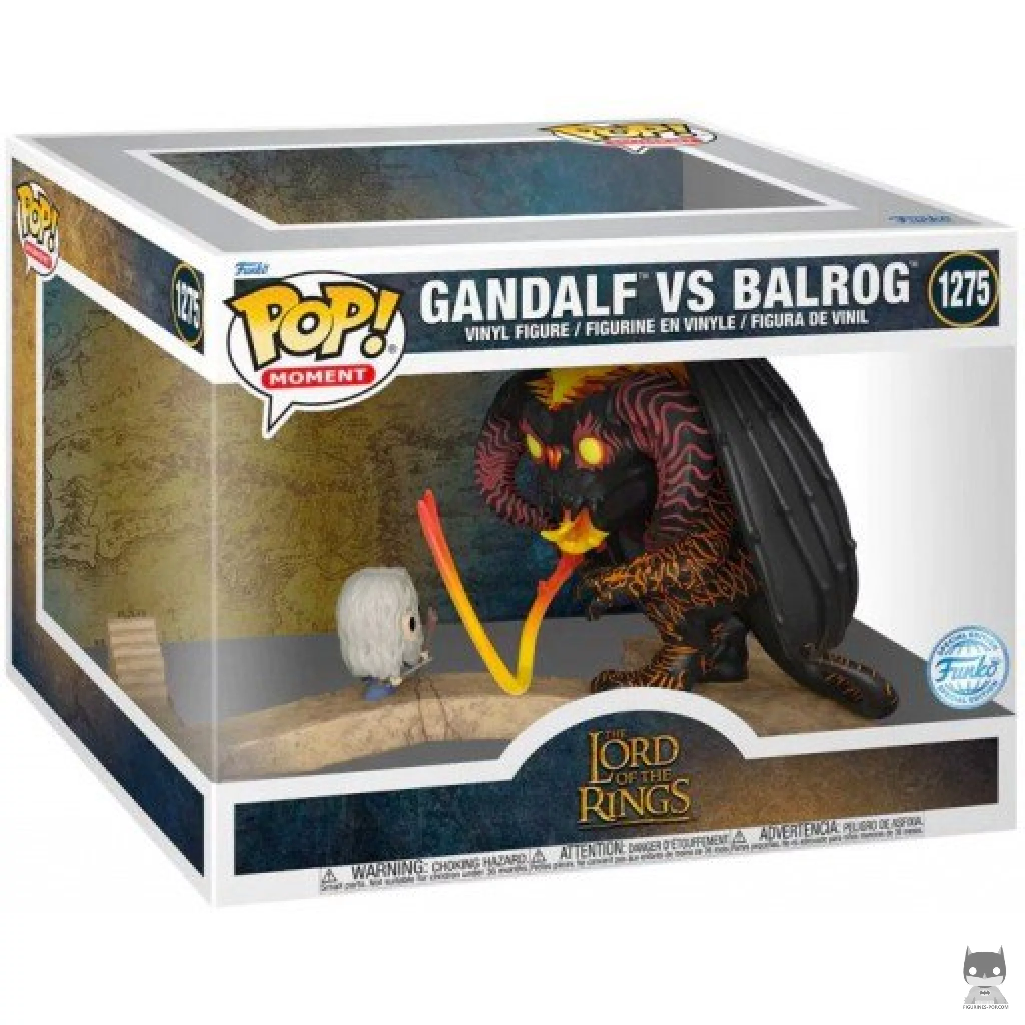 Figura Funko Pop! Gandalf vs Balrog en su caja