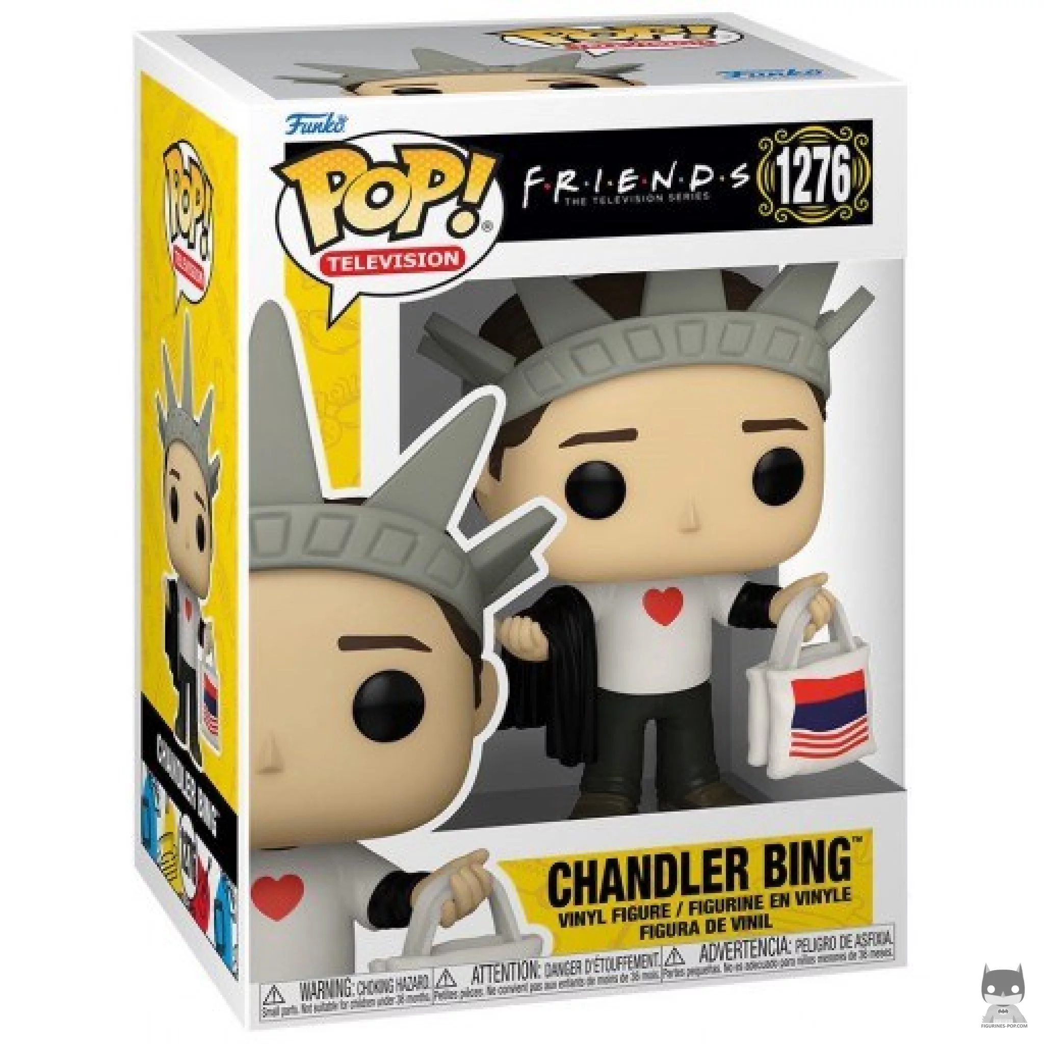 Figura Funko Pop! Chandler Bing Nueva York en su caja