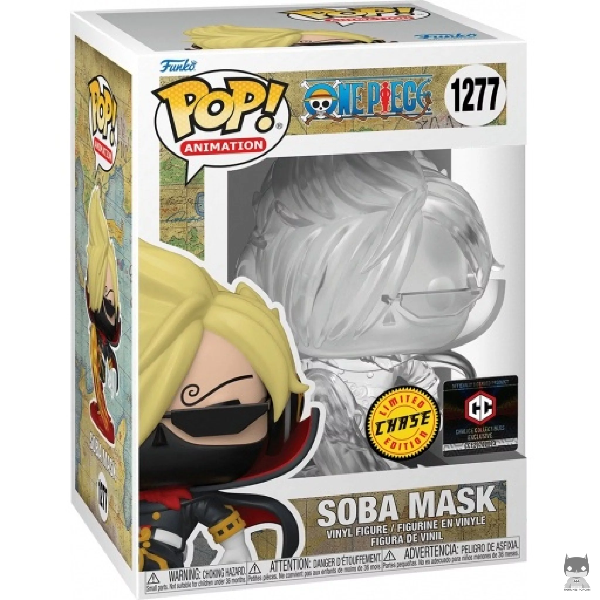 Figura Funko Pop! Soba Mask (Chase & Translúcido) en su caja