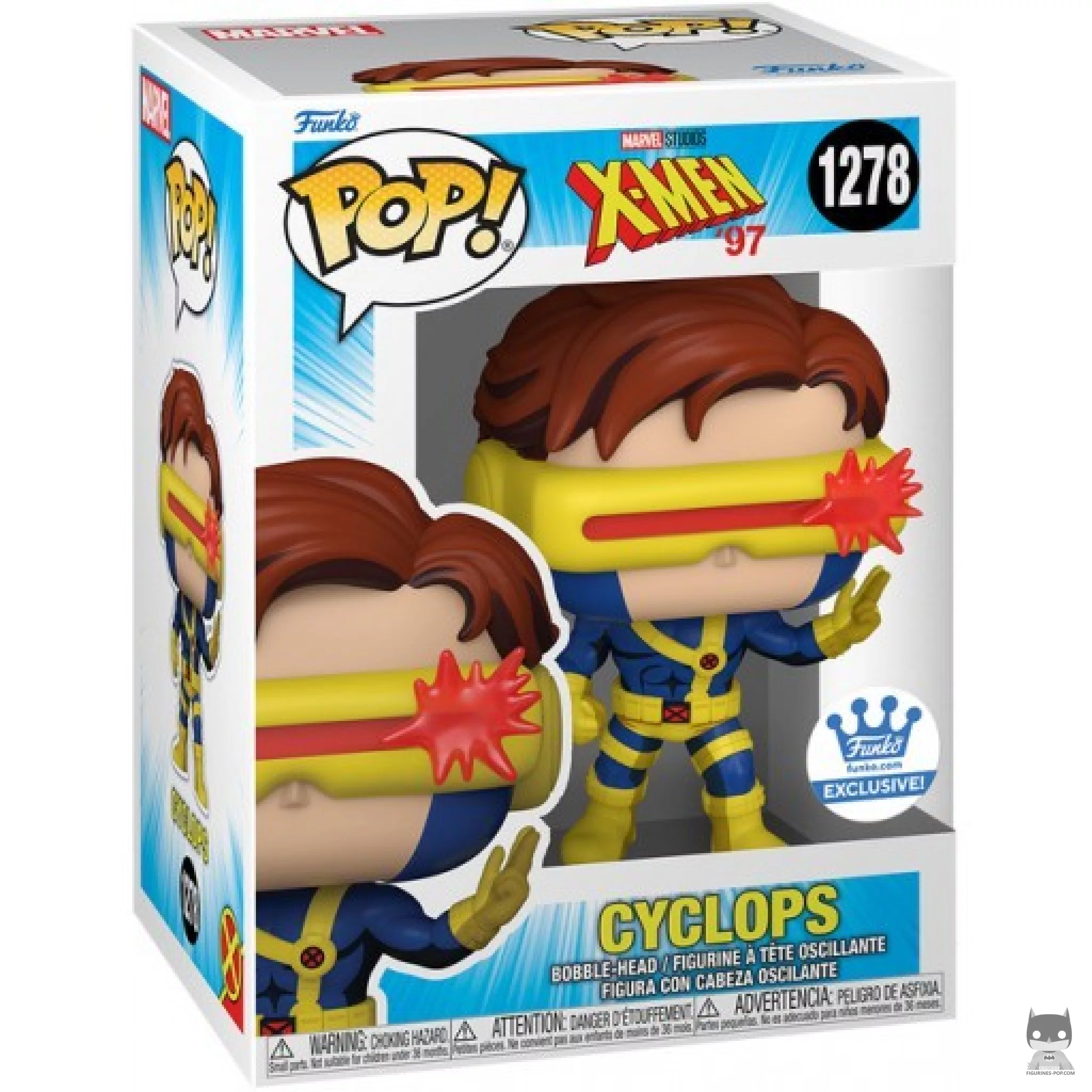 Figura Funko Pop! Cíclope en su caja