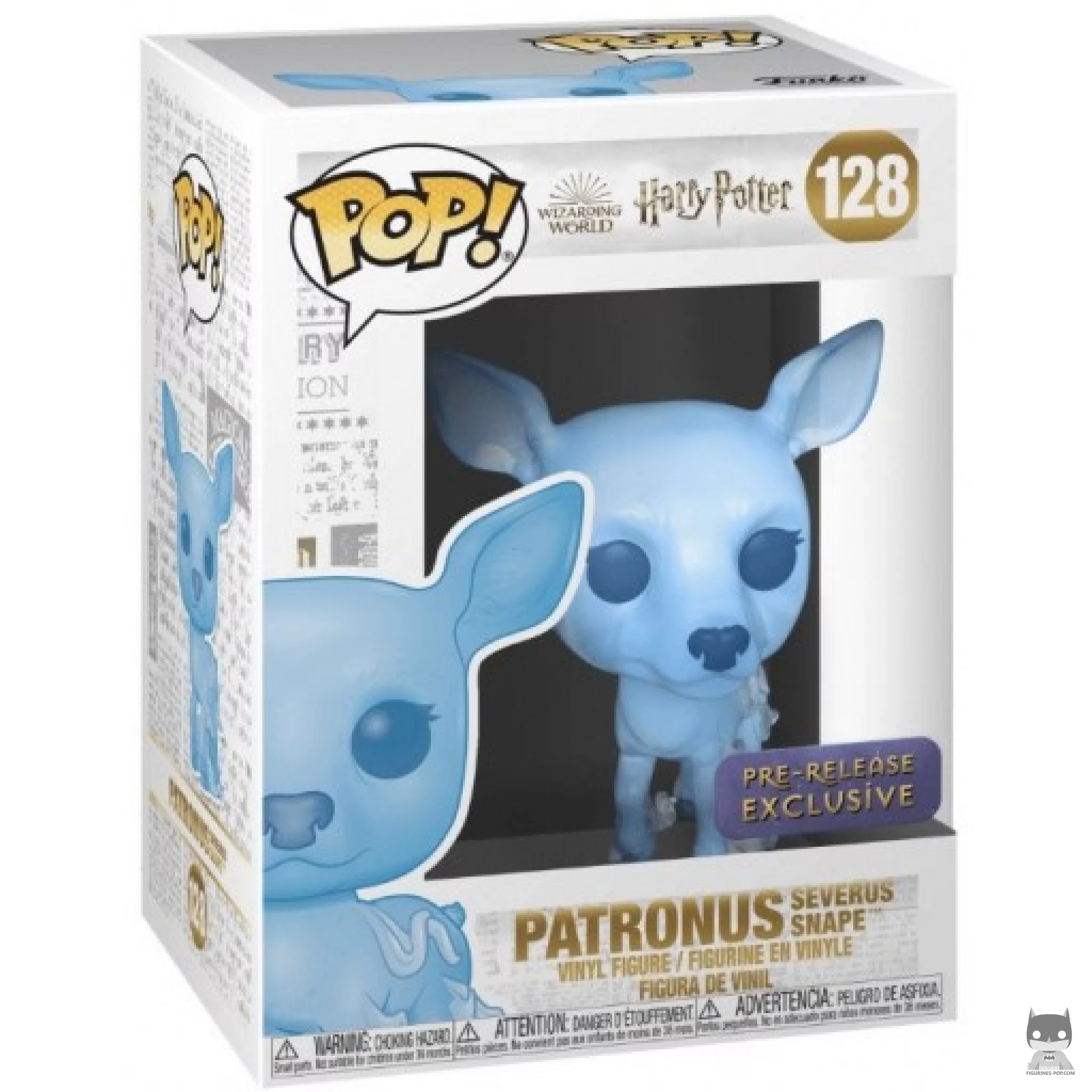 Figura Funko Pop! Patronus de Severus Snape (Translúcido) en su caja