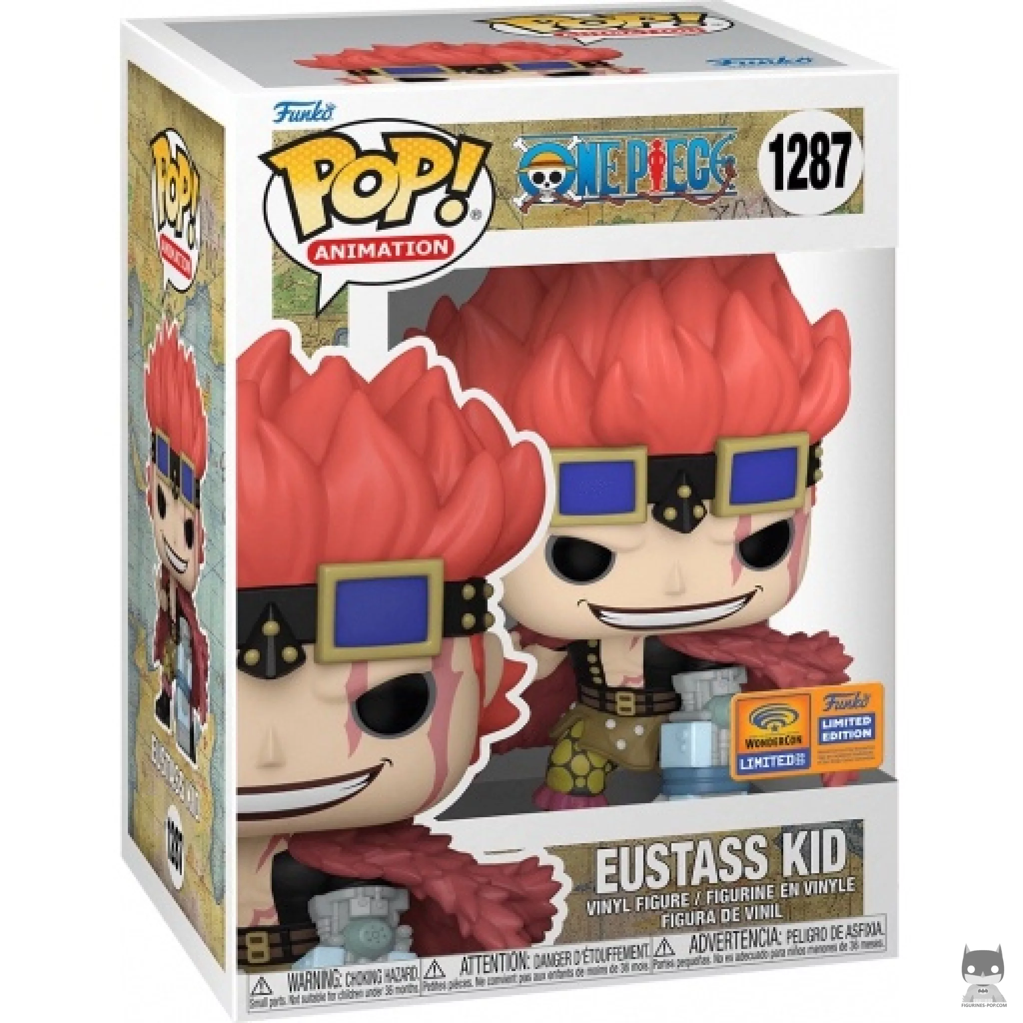 Figura Funko Pop! Eustass Kid en su caja