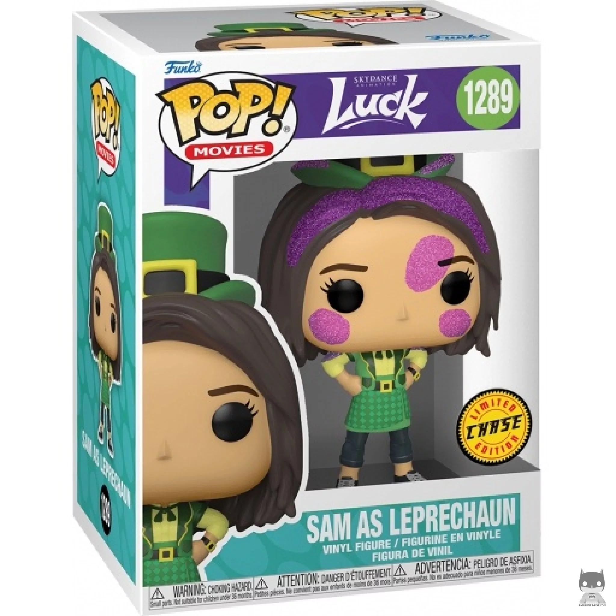 Figura Funko Pop! Sam como leprechaun (Chase) en su caja