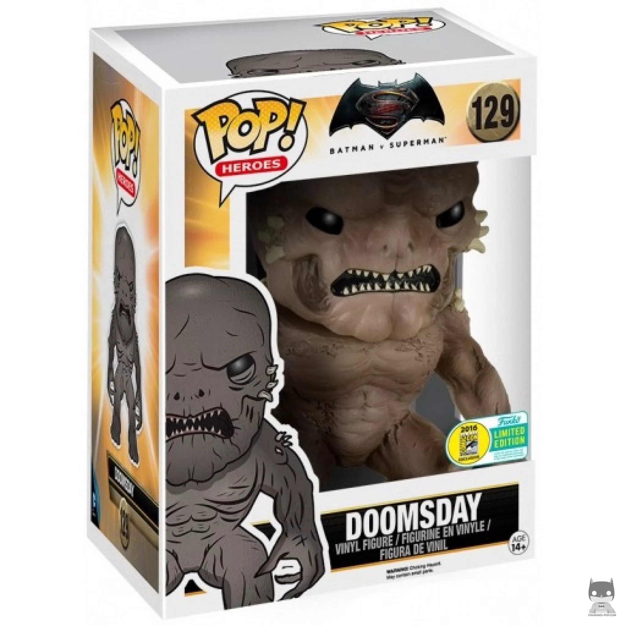 Figura Funko Pop! Doomsday (Supersized) en su caja